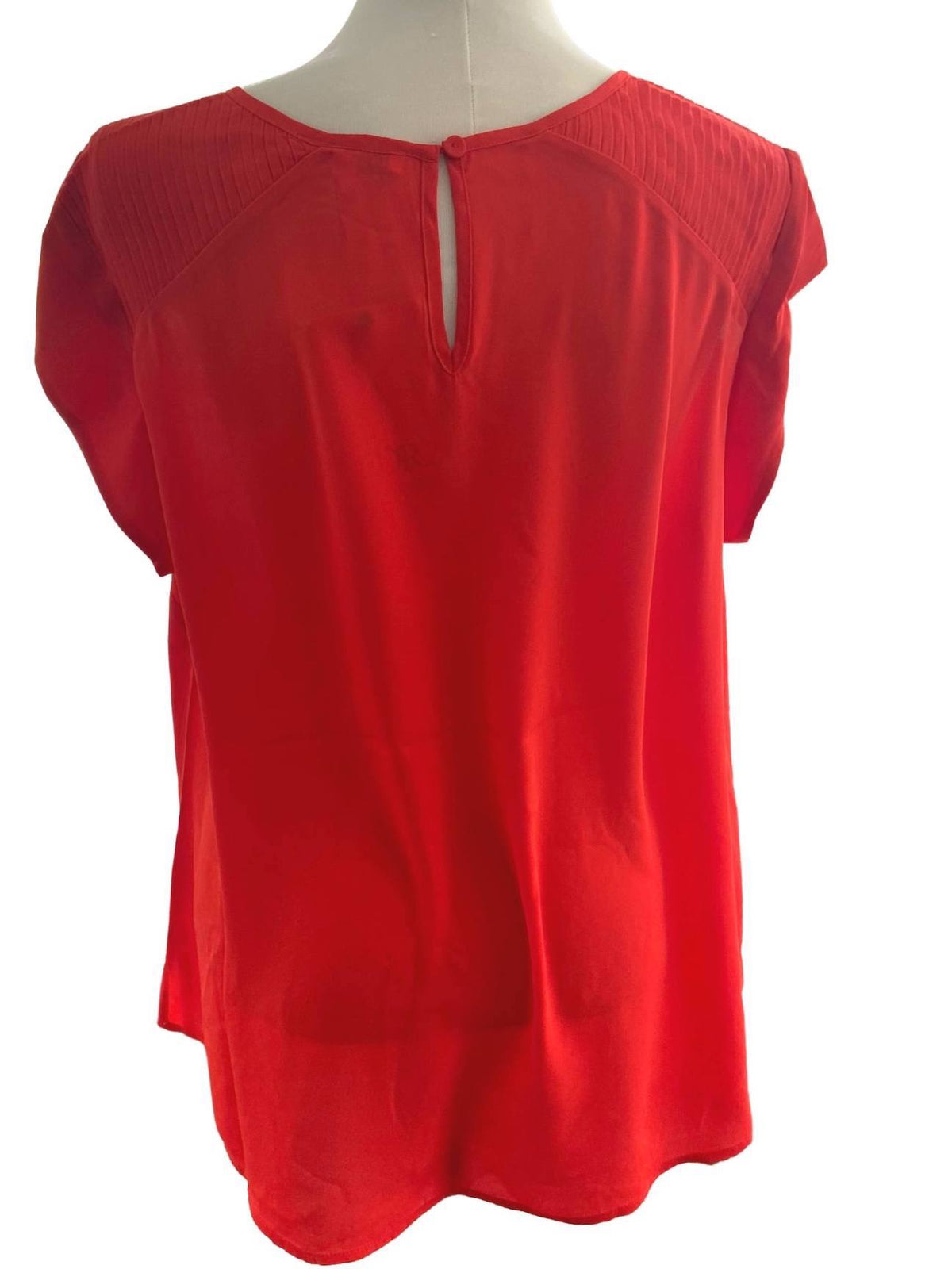 Bright Spring DR2 hot tomato blouse
