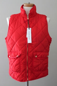WORKSHOP REPUBLIC Bright Spring cardinal puffer vest