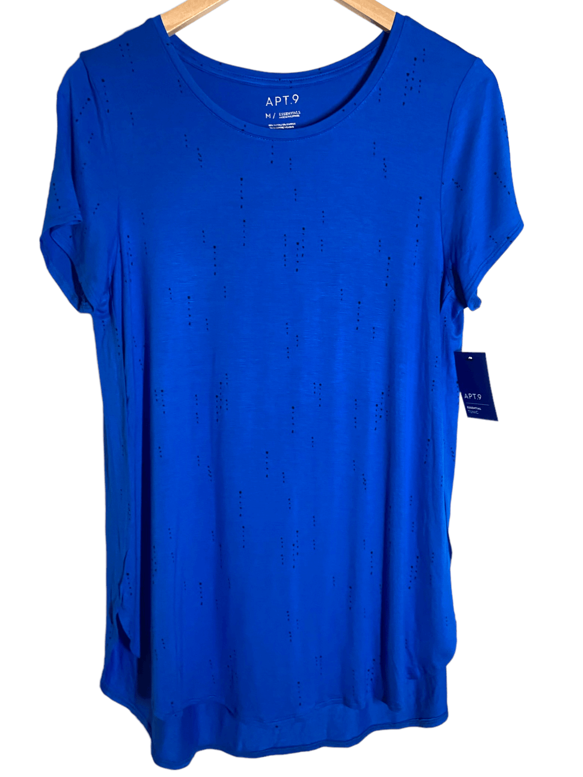 Bright Winter APT.9 azure blue print tunic