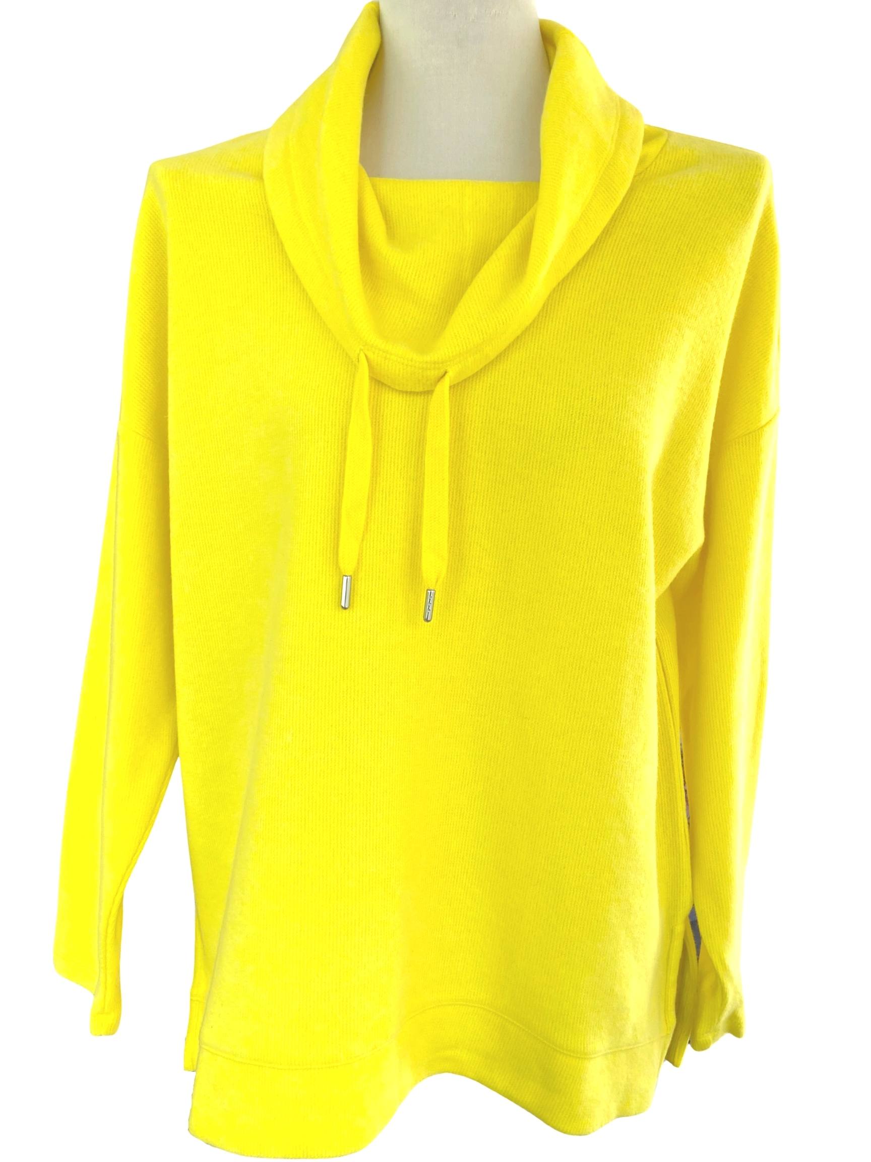 Bright Winter BANANA REPUBLIC yellow sweatshirt