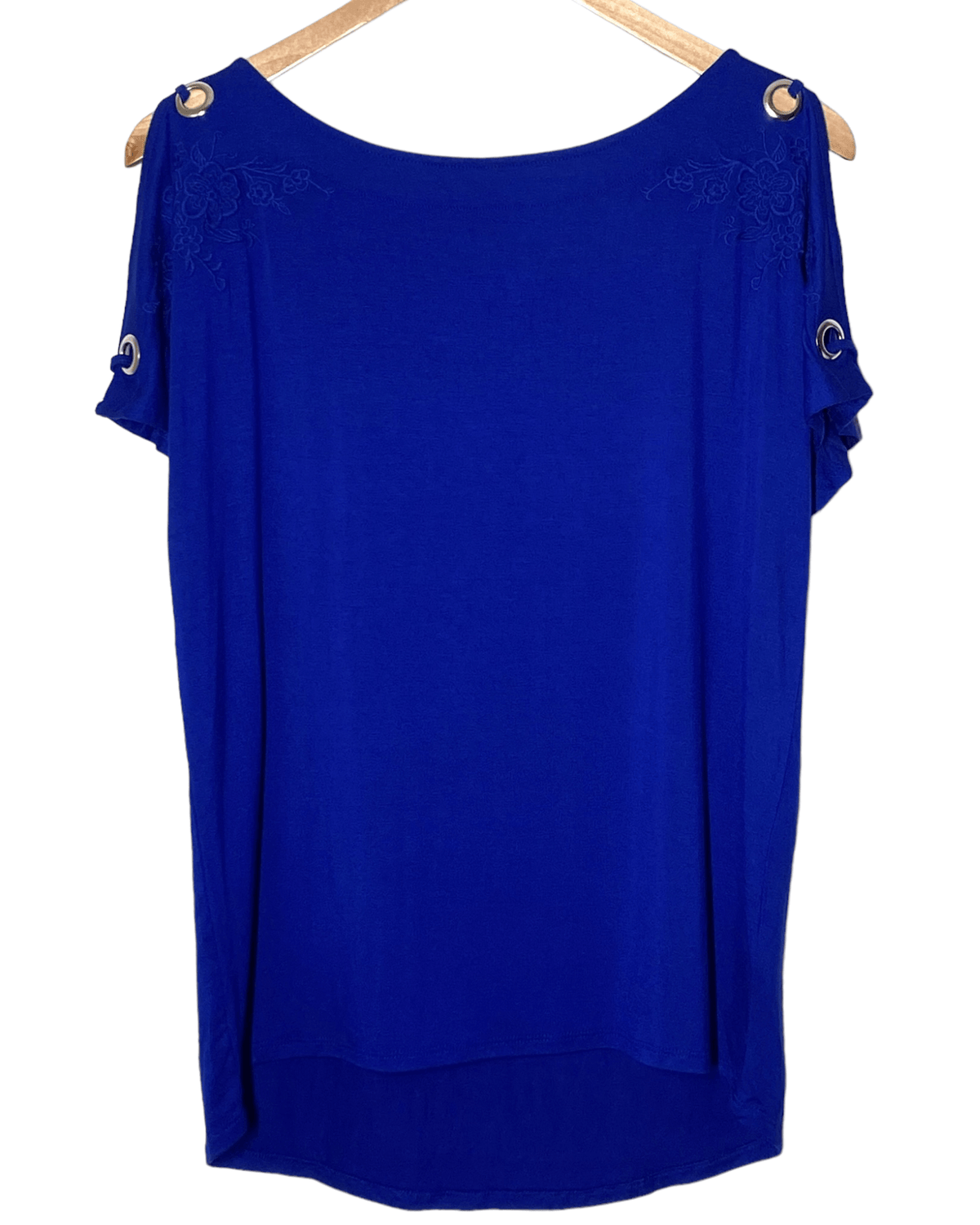 Bright Winter CABLE &amp; GAUGE cobalt blue grommet top