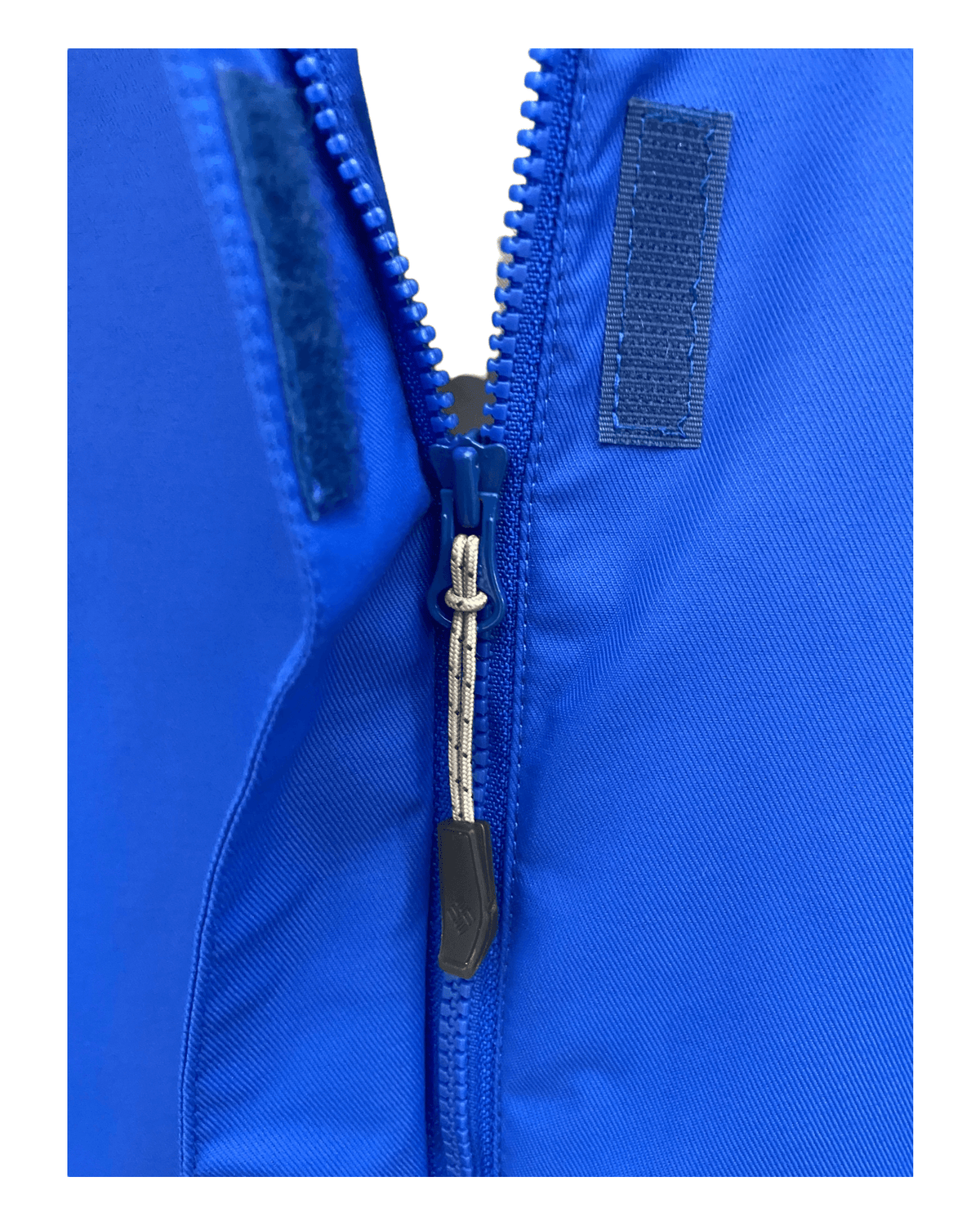 Bright Winter Vivid Blue Hooded Jacket