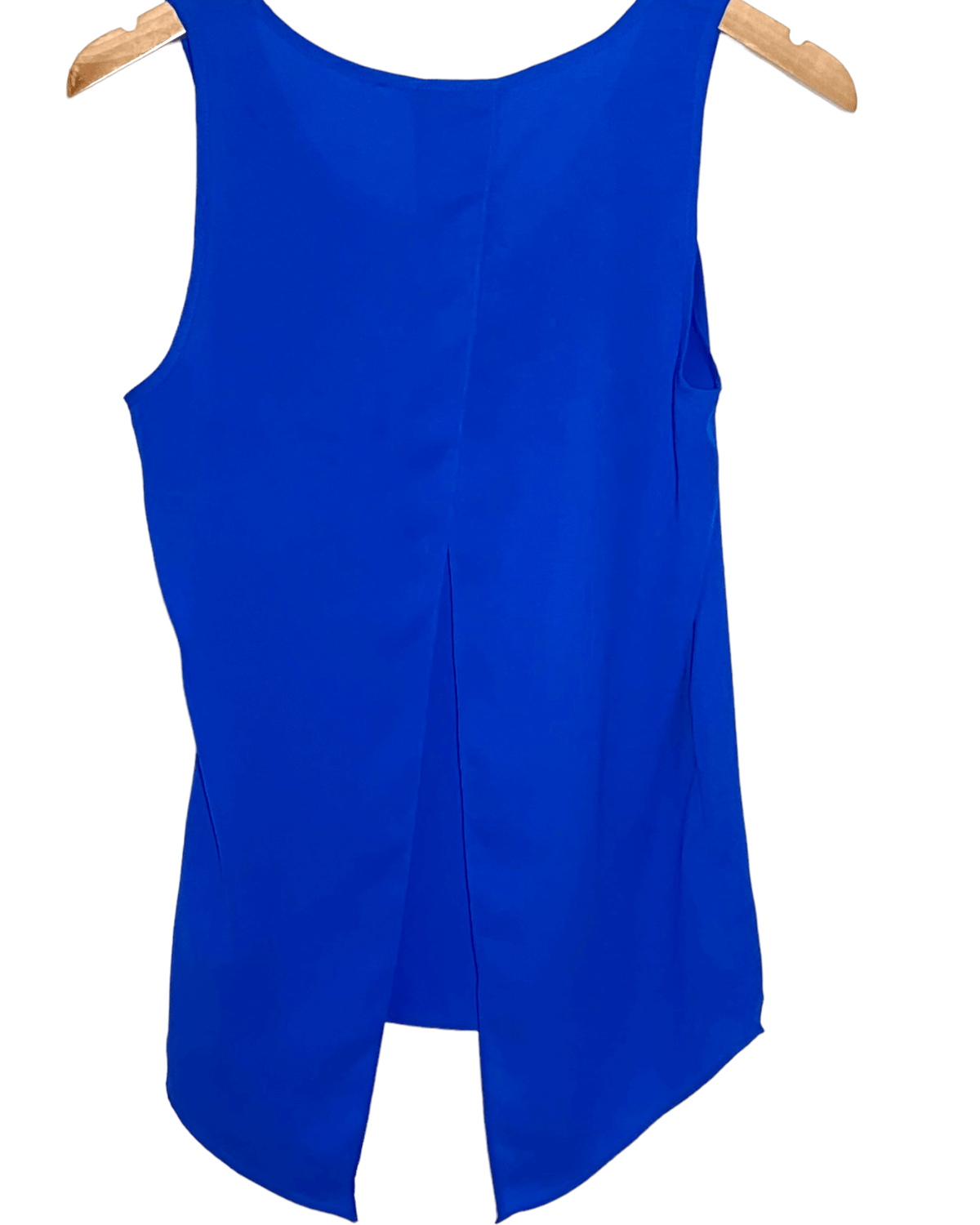 Bright Winter EXPRESS split back cobalt blue sleeveless top