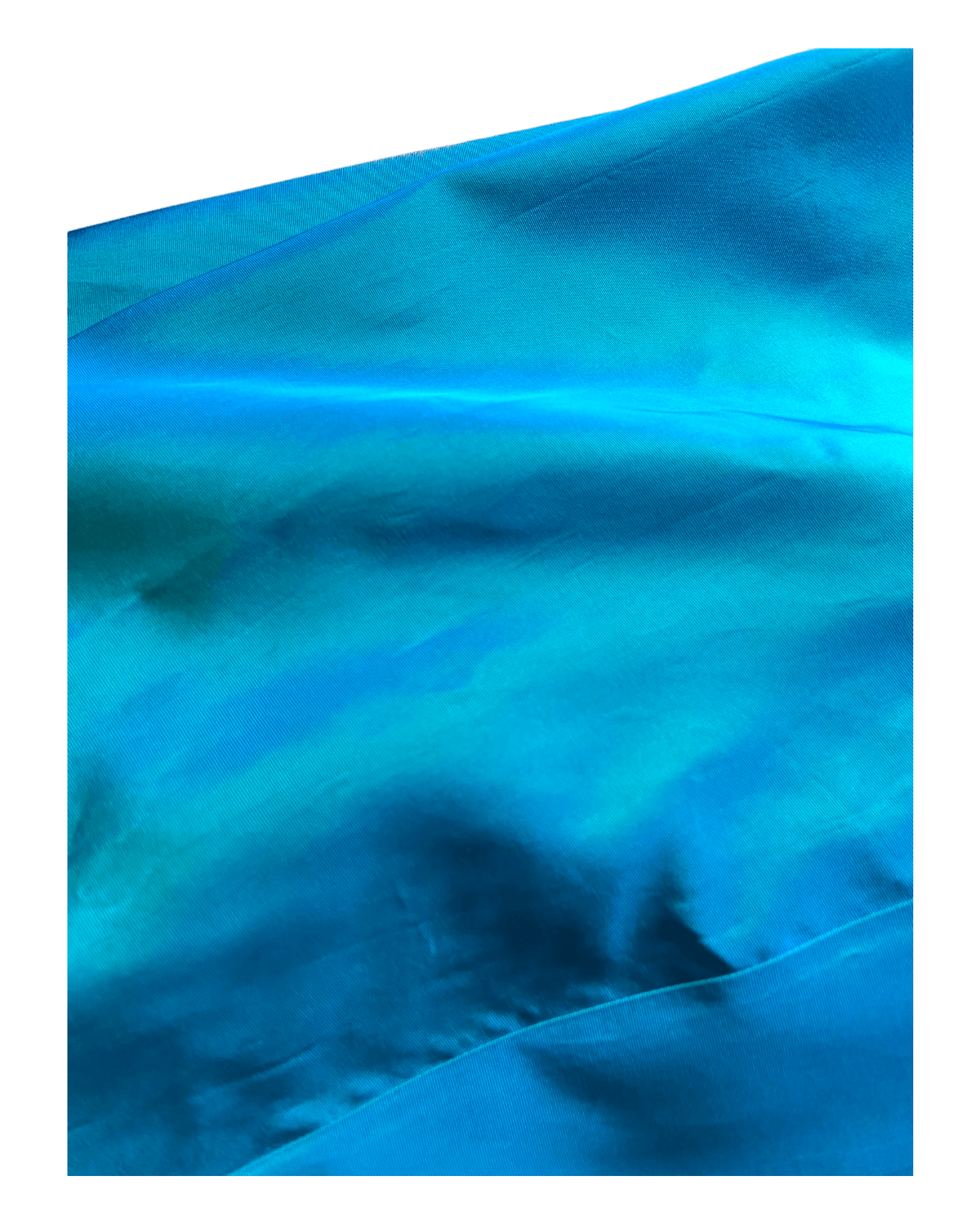 Bright Winter Peacock Shimmer Maxi Skirt