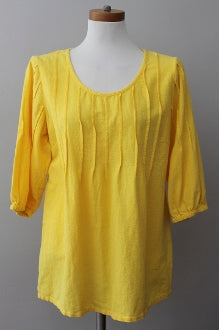 Bright Winter SOFT SURROUNDINGS daffodil tunic