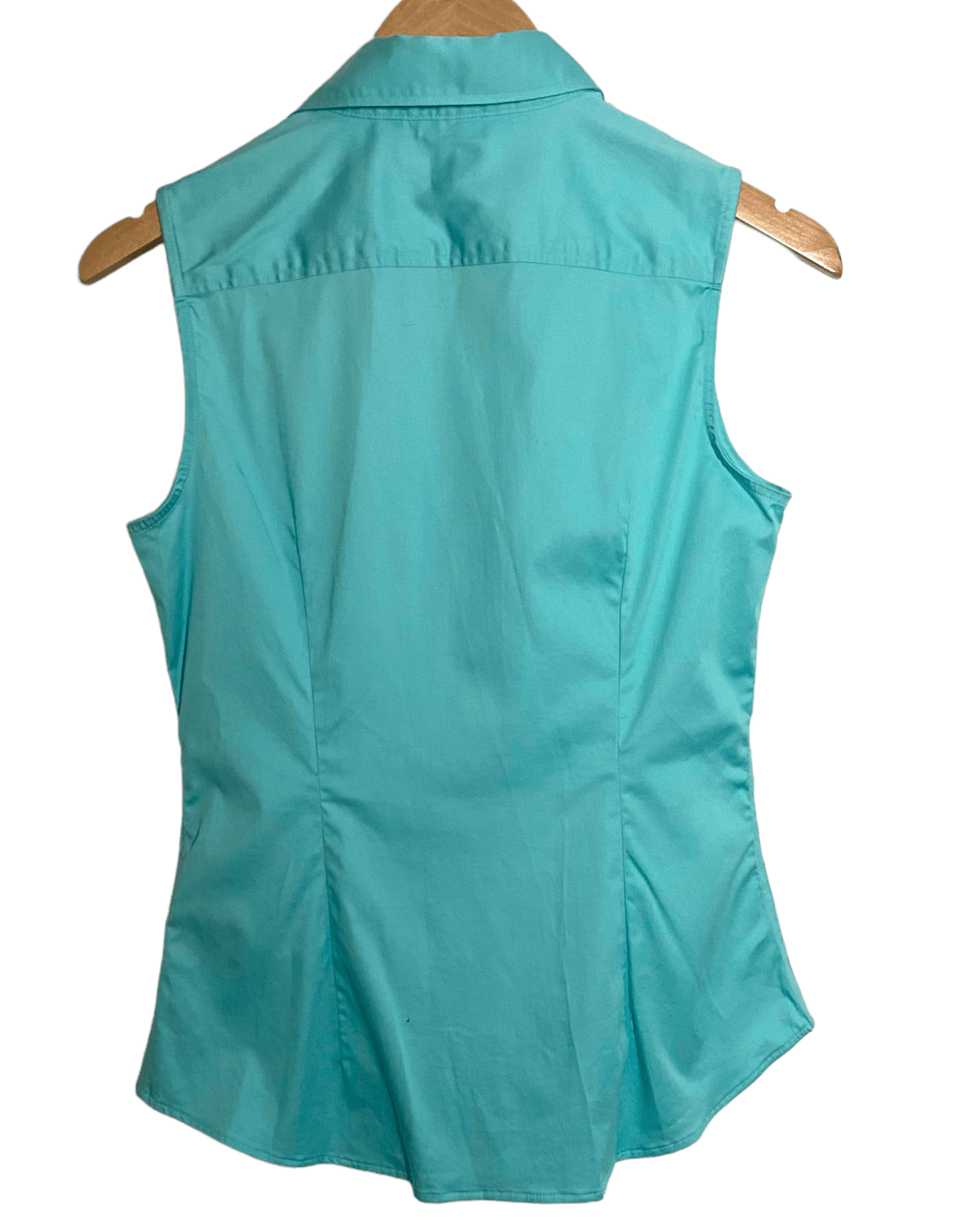 Cool Summer BANANA REPUBLIC aqua splash sleeveless shirt
