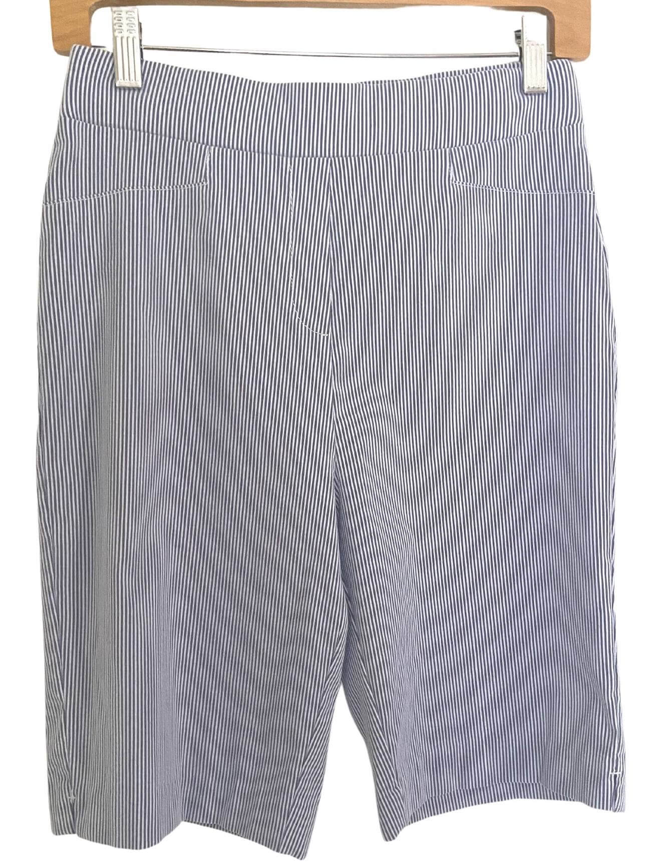 Cool Summer CALVIN KLEIN stripe seersucker shorts
