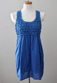 Cool Summer CHELSEY lupine boho dress