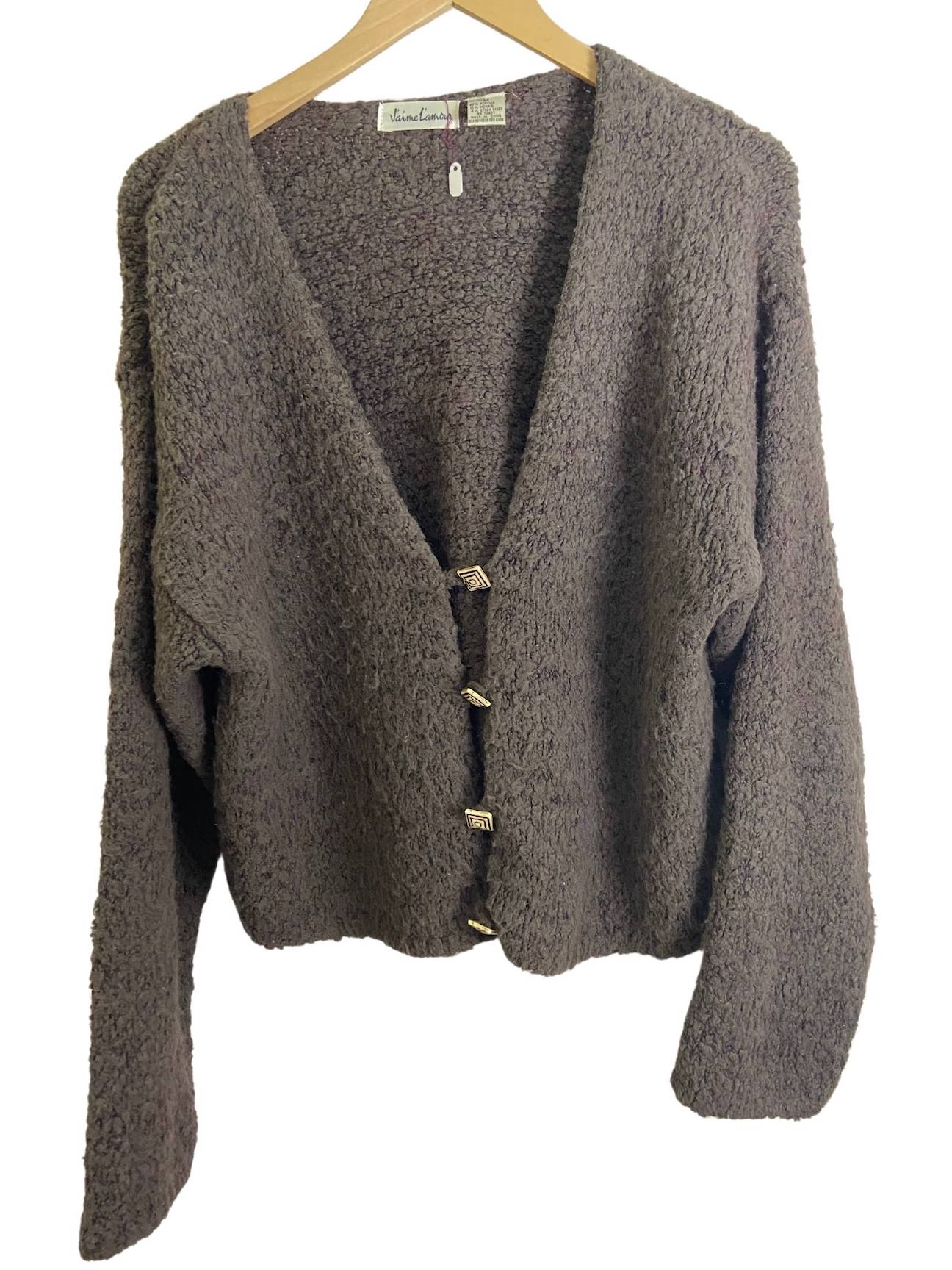 Cool Summer Jaime Lamour mushroom brown sweater