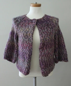 Cool Summer LEO&NICOLE multi purple sweater