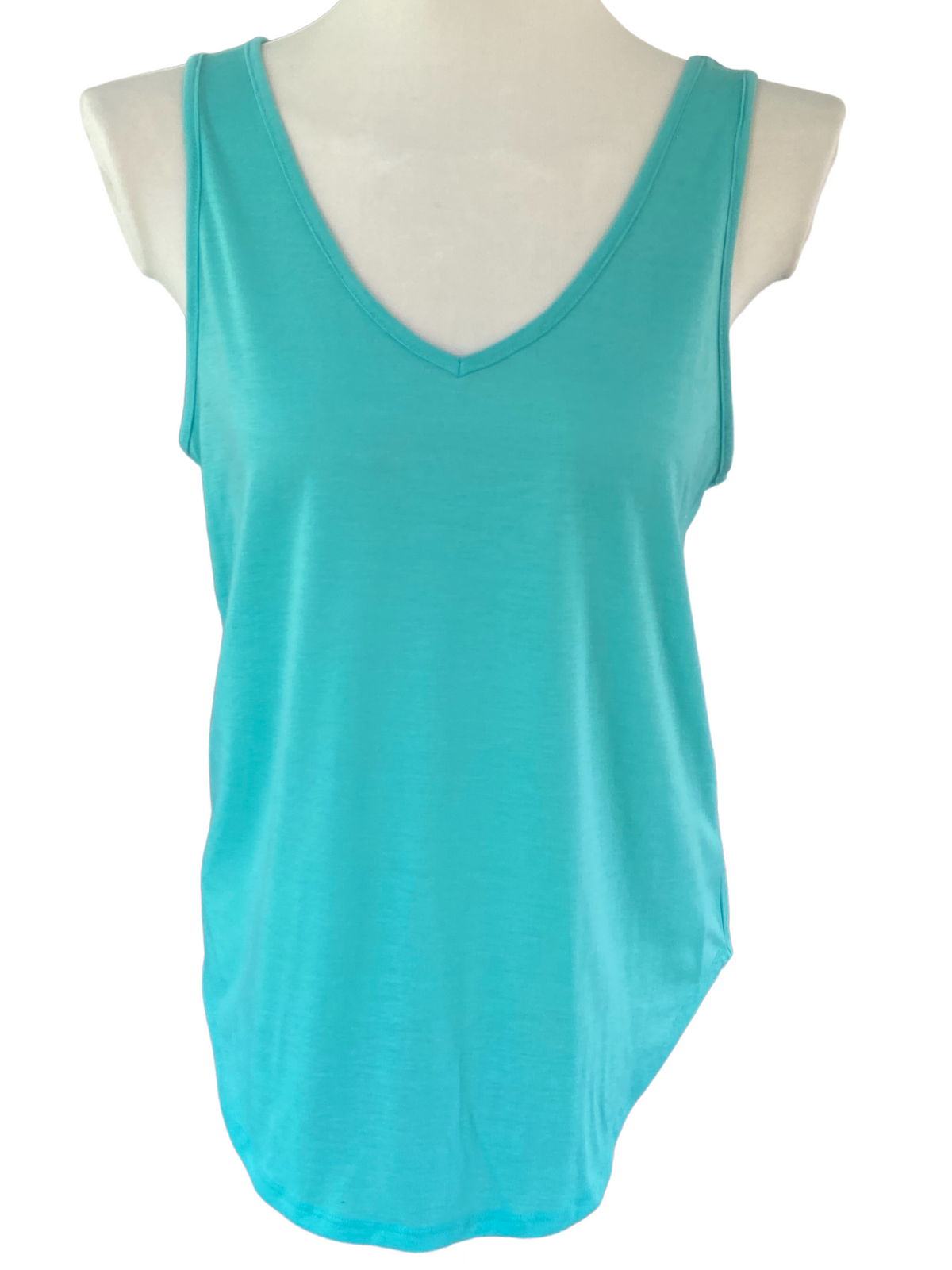 Cool Summer BELLA DU JUOR mint double v-neck tank top 