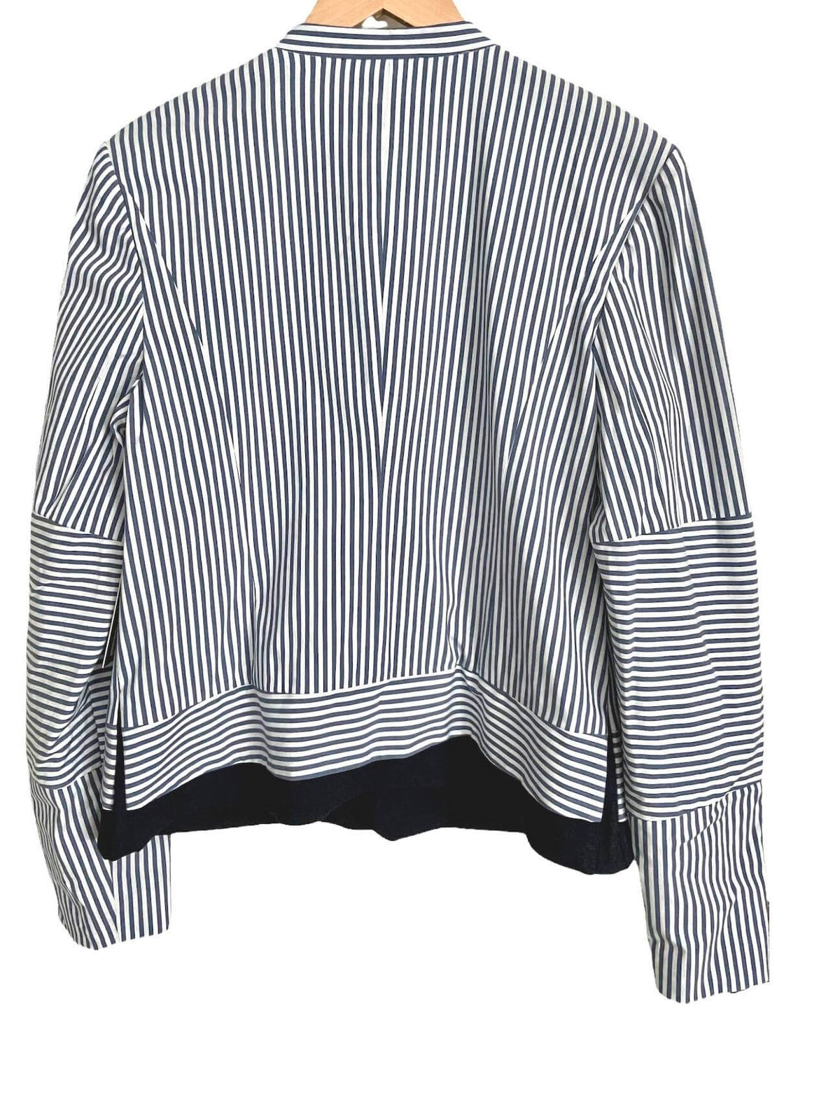 Cool Summer NORDSTROM SIGNATURE blue white stripe jacket