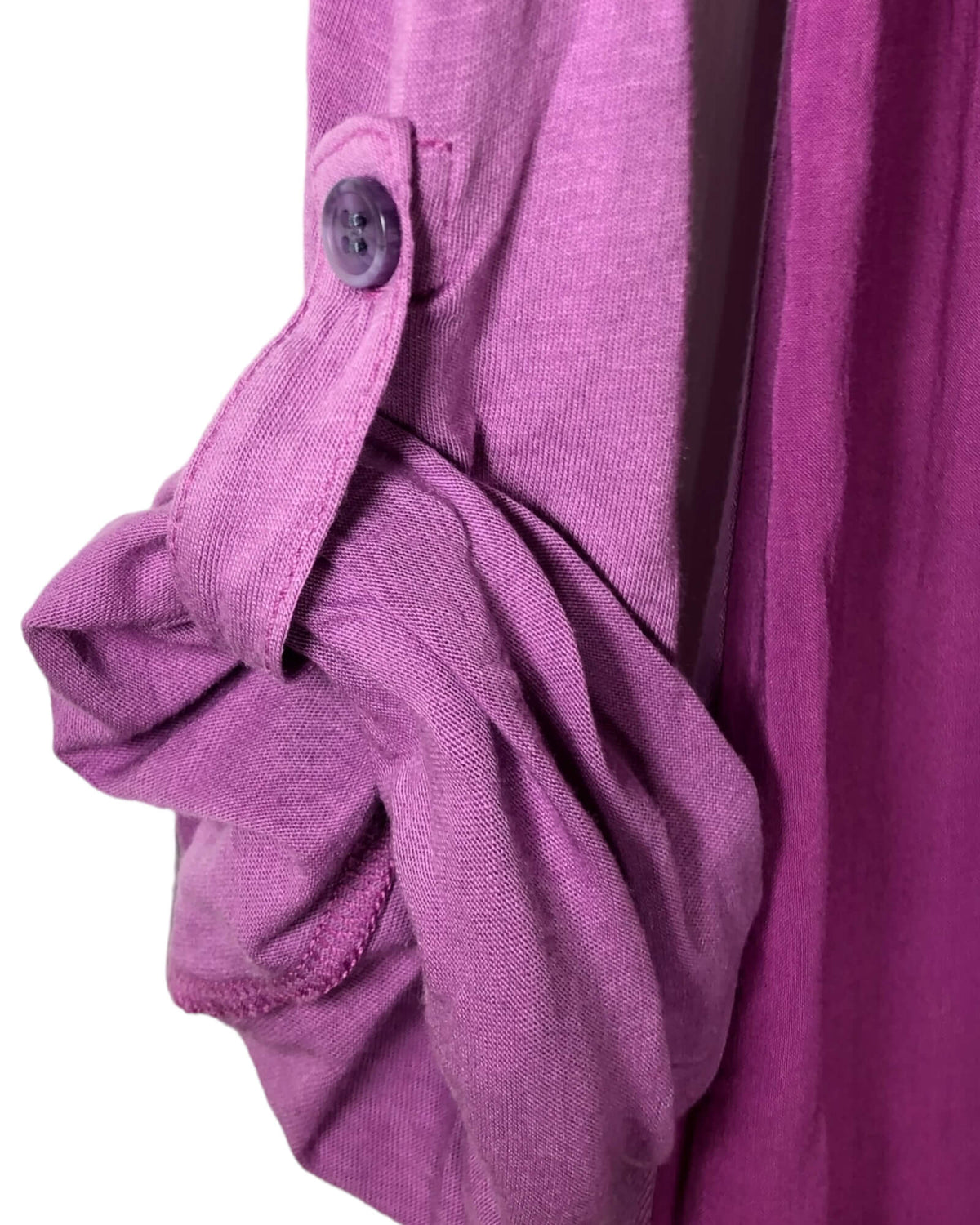 Cool Summer Wild Aster Tab-Sleeve Shirt