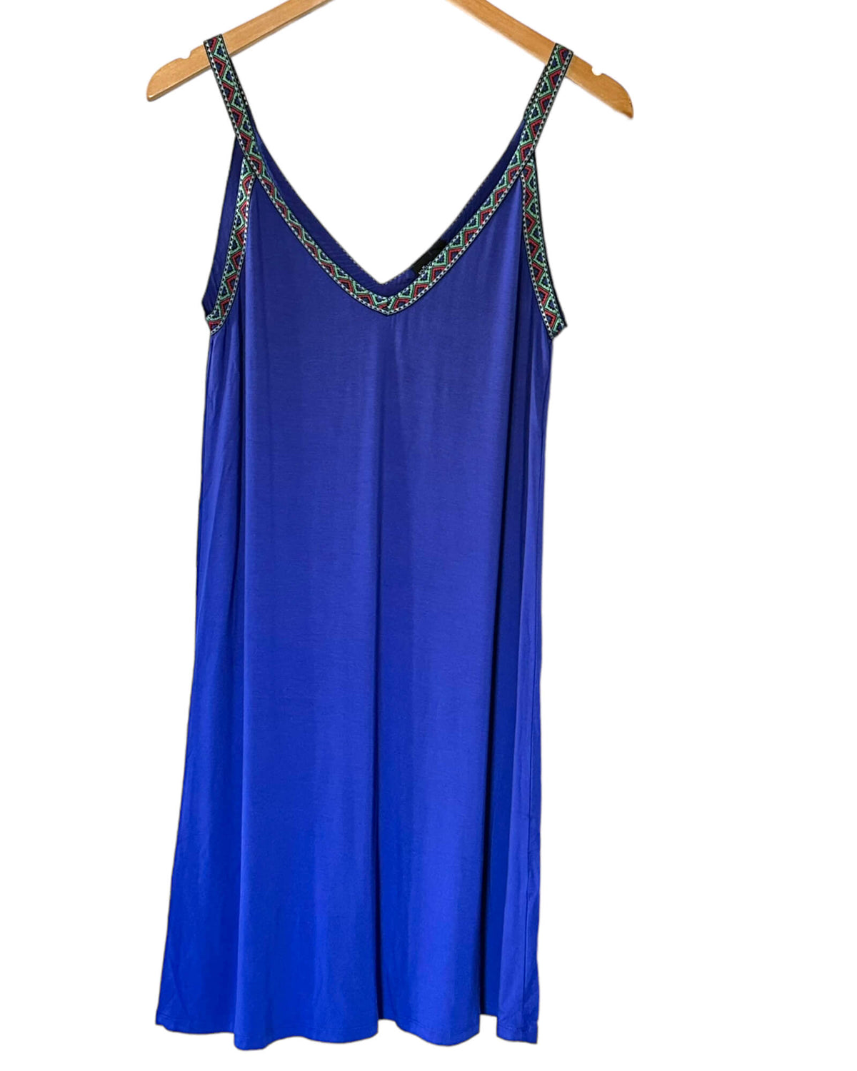 Cool Winter ICONE for SIMONS blue jersey knit dress