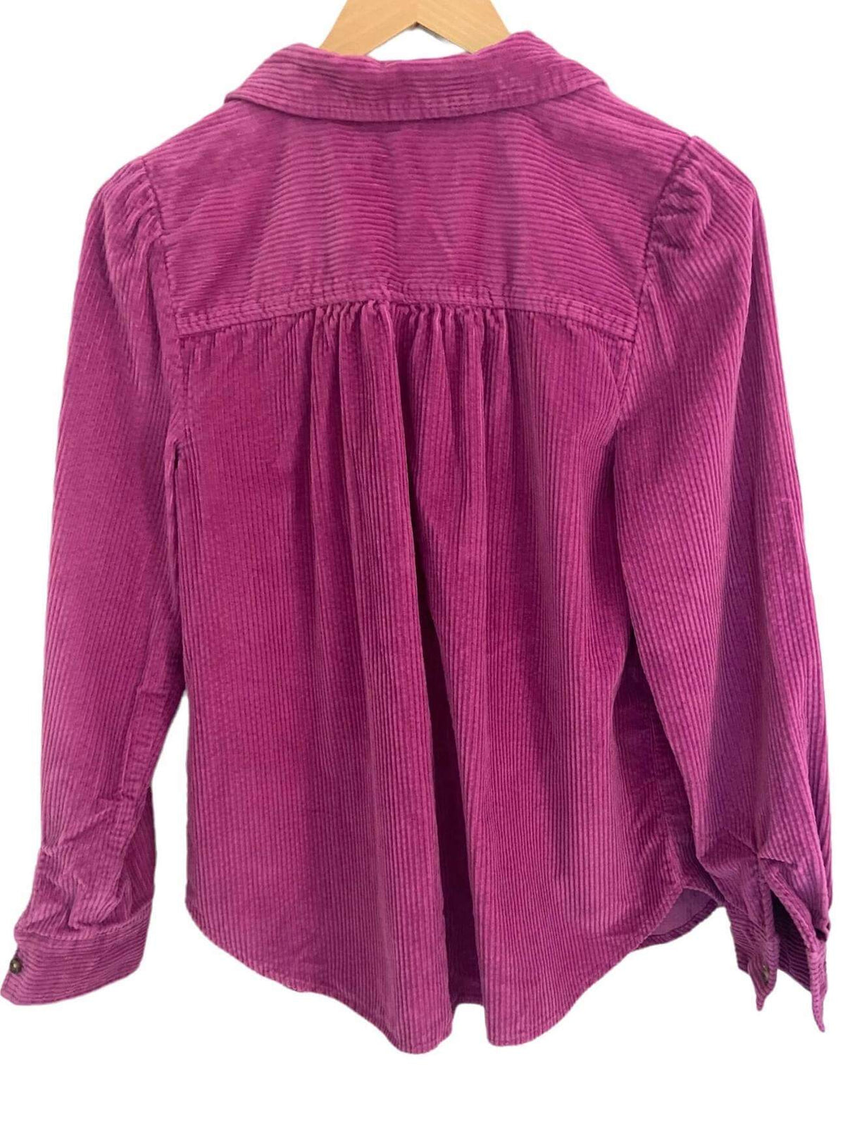 Cool Winter LOFT purple corduroy shirt