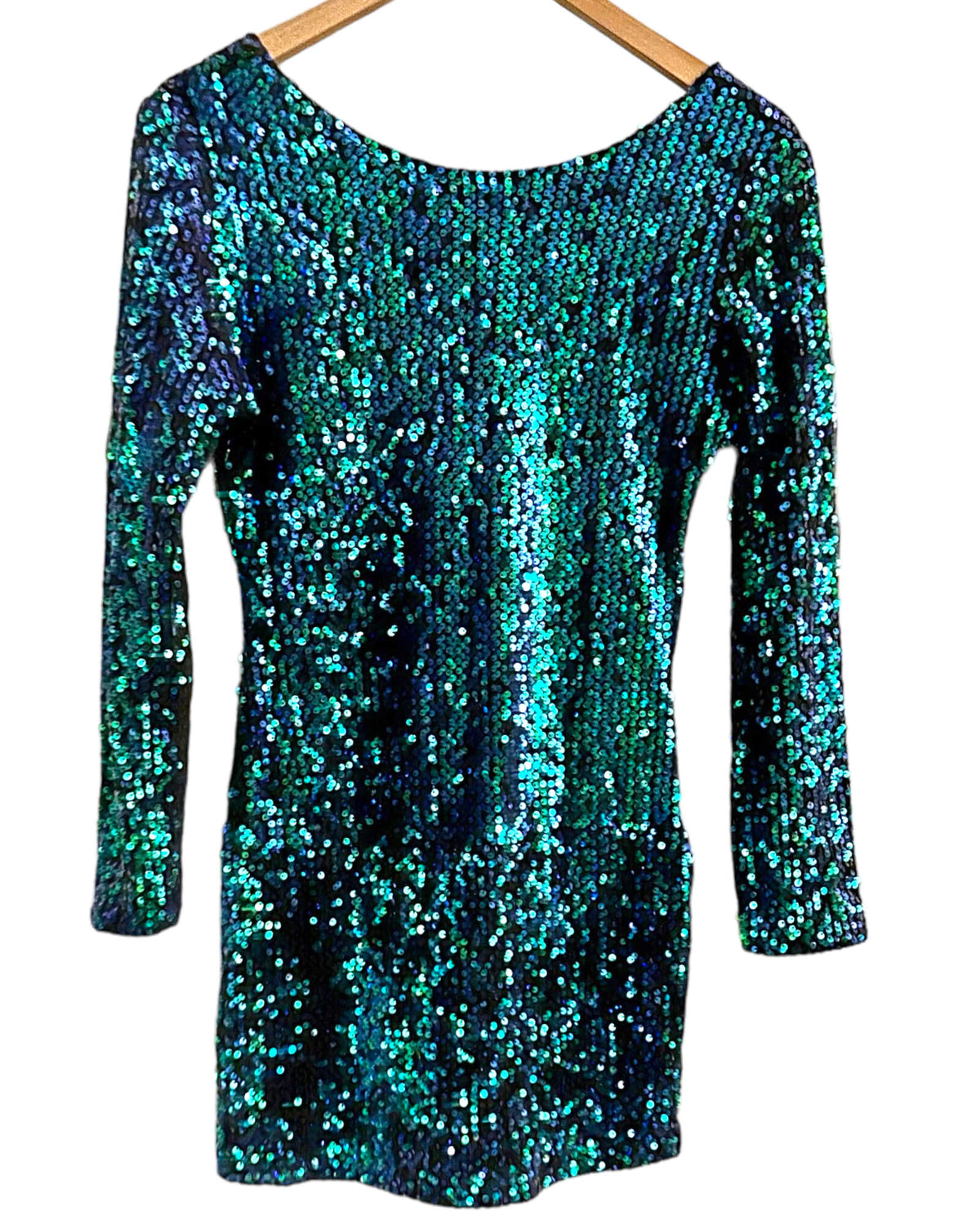 Cool Winter SHEIN sequin dress