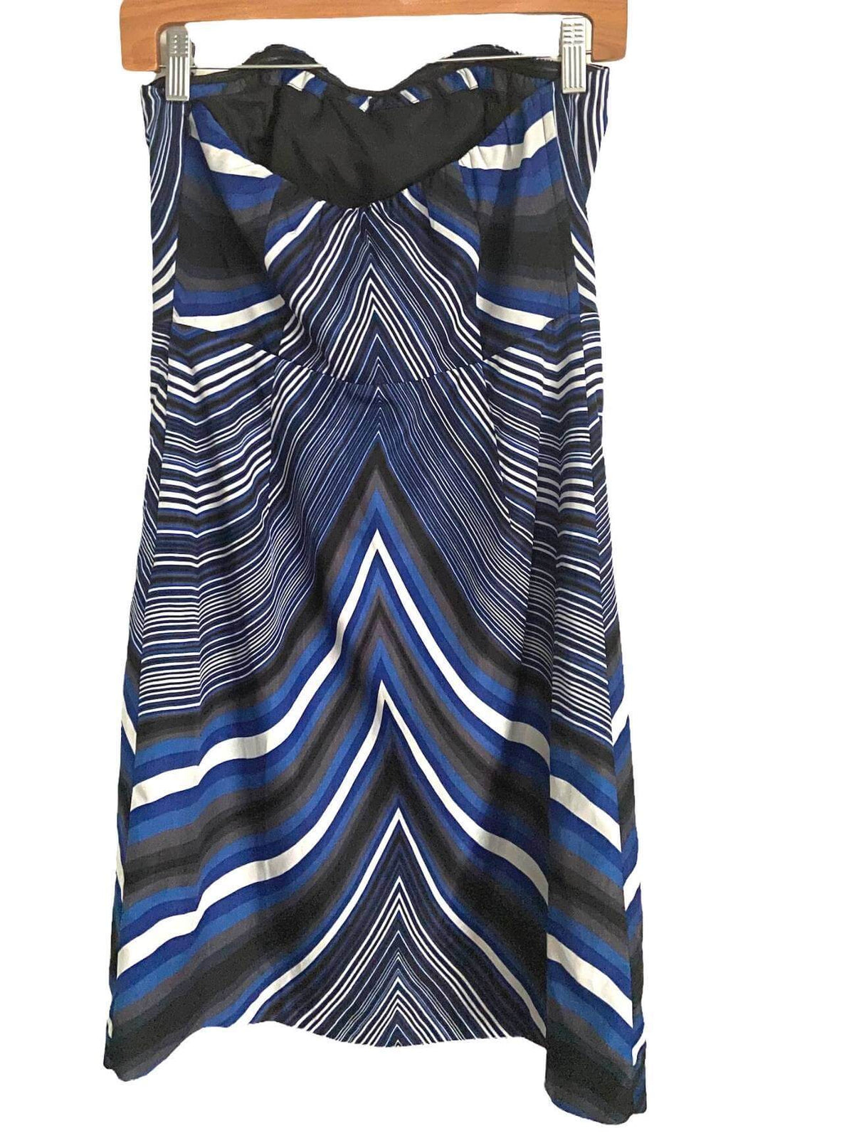 Cool Winter THE LIMITED print strapless dress