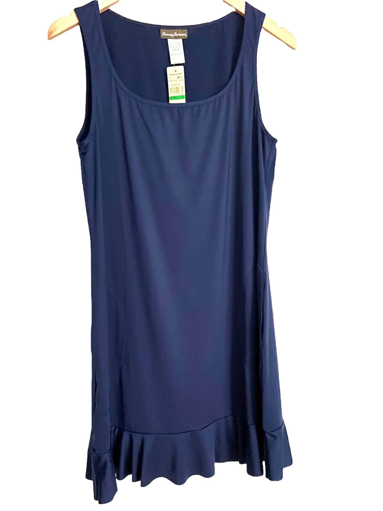 Cool Winter TOMMY BAHAMA navy tank dress