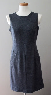 Dark Autumn LANDS END Herringbone Dress