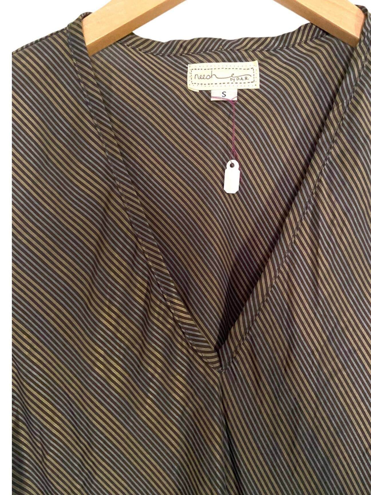 Dark Autumn NEESH by DAR pinstripe sleeveless dress