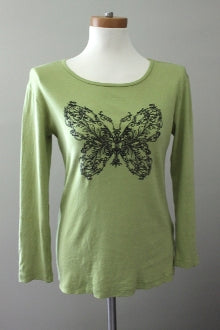 Dark Autumn SANDRA TAYLOR wasabi tee