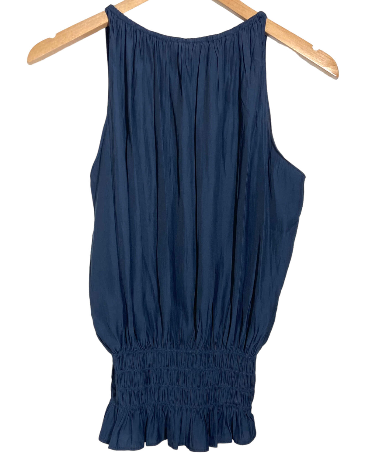 Dark Autumn CATHERINE MALANDRINO twilight blue sleeveless blue