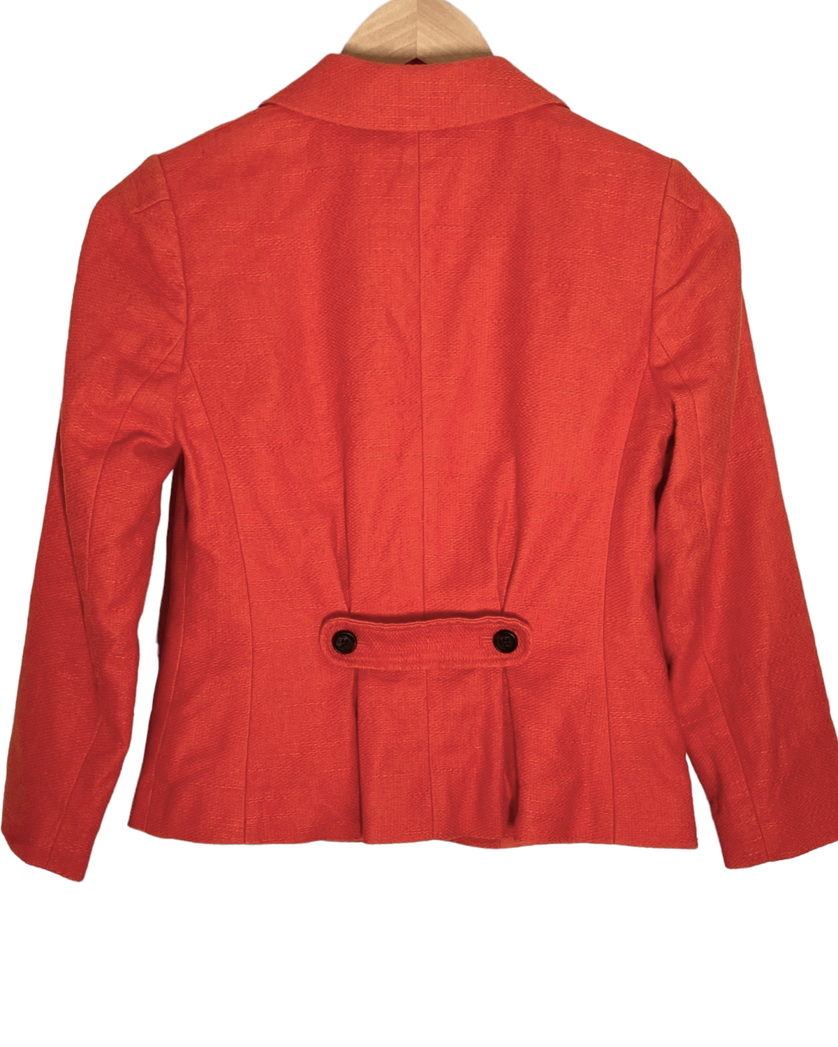 Dark Winter BANANA REPUBKIC gazana orange linen jacket