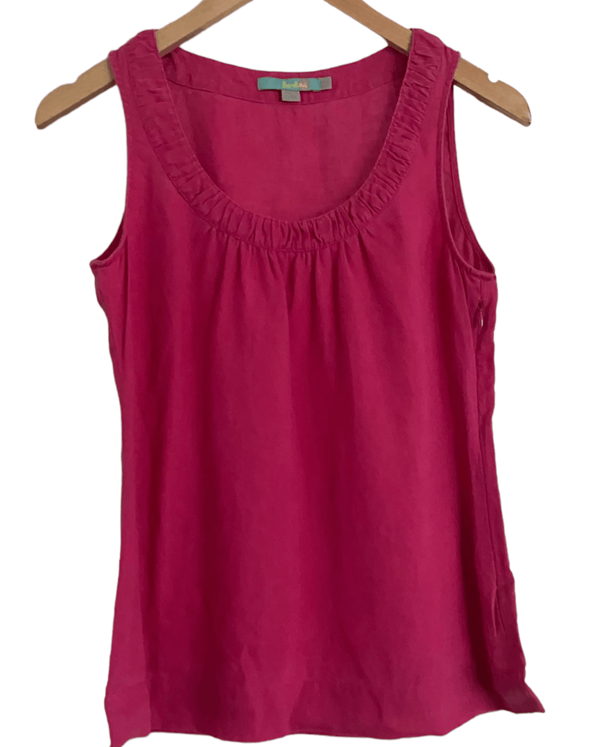 Dark Winter BODEN mulberry linen sleeveless top