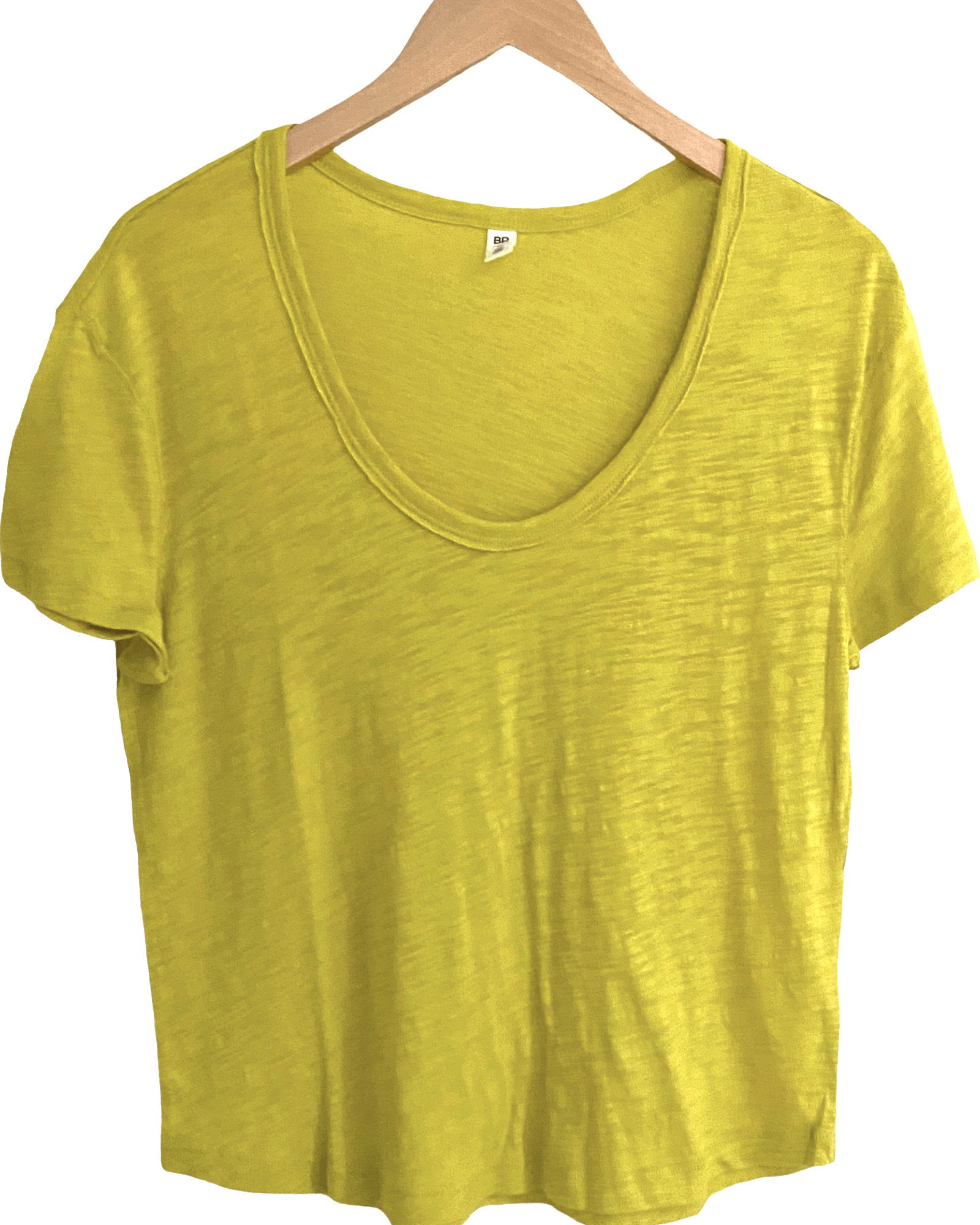 Dark Winter BP. pear washed scoop neck tee