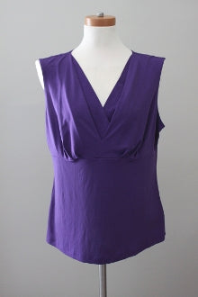 Dark Winter EAST 5TH violet knit top