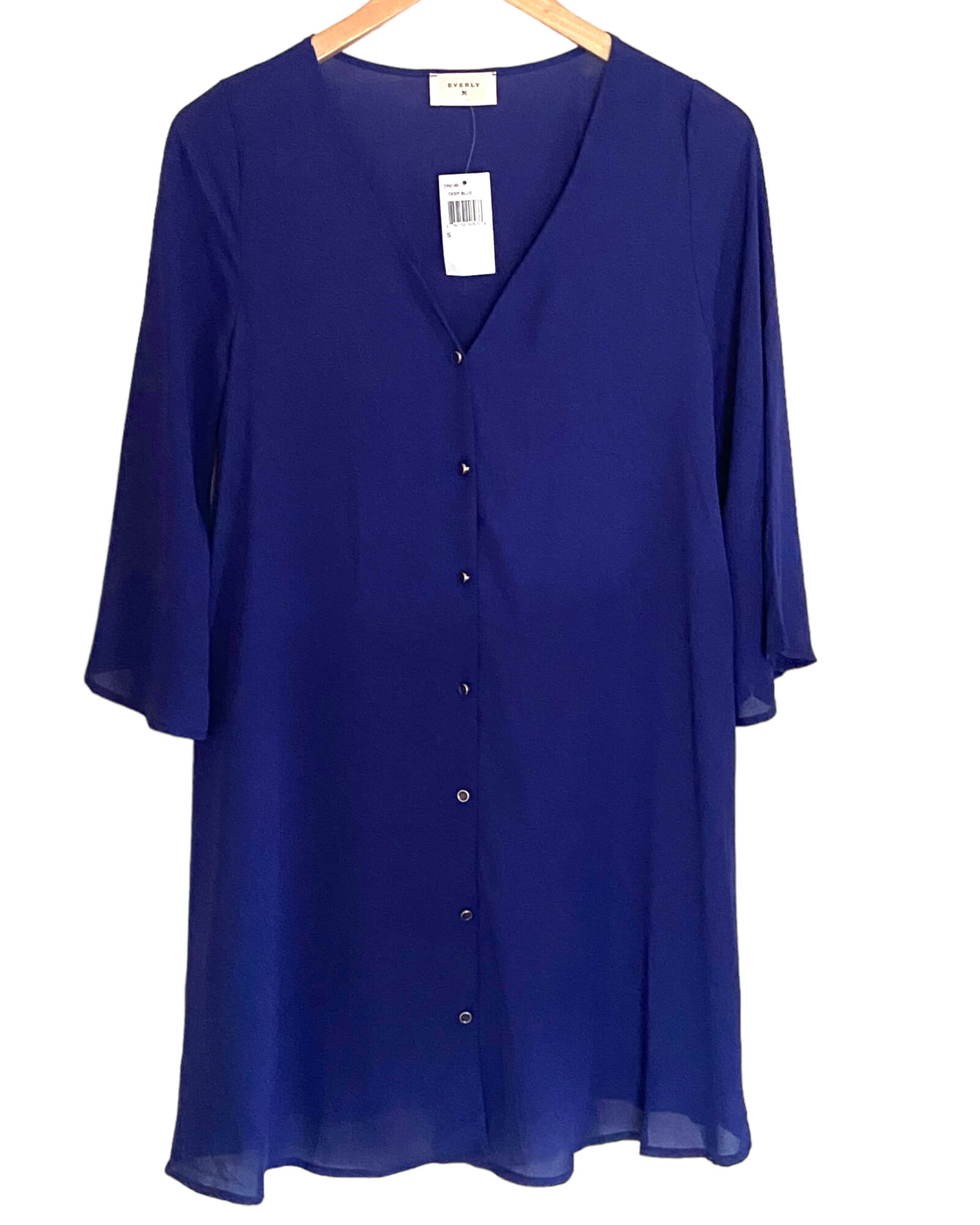 Dark Winter EVERLY deep blue dress