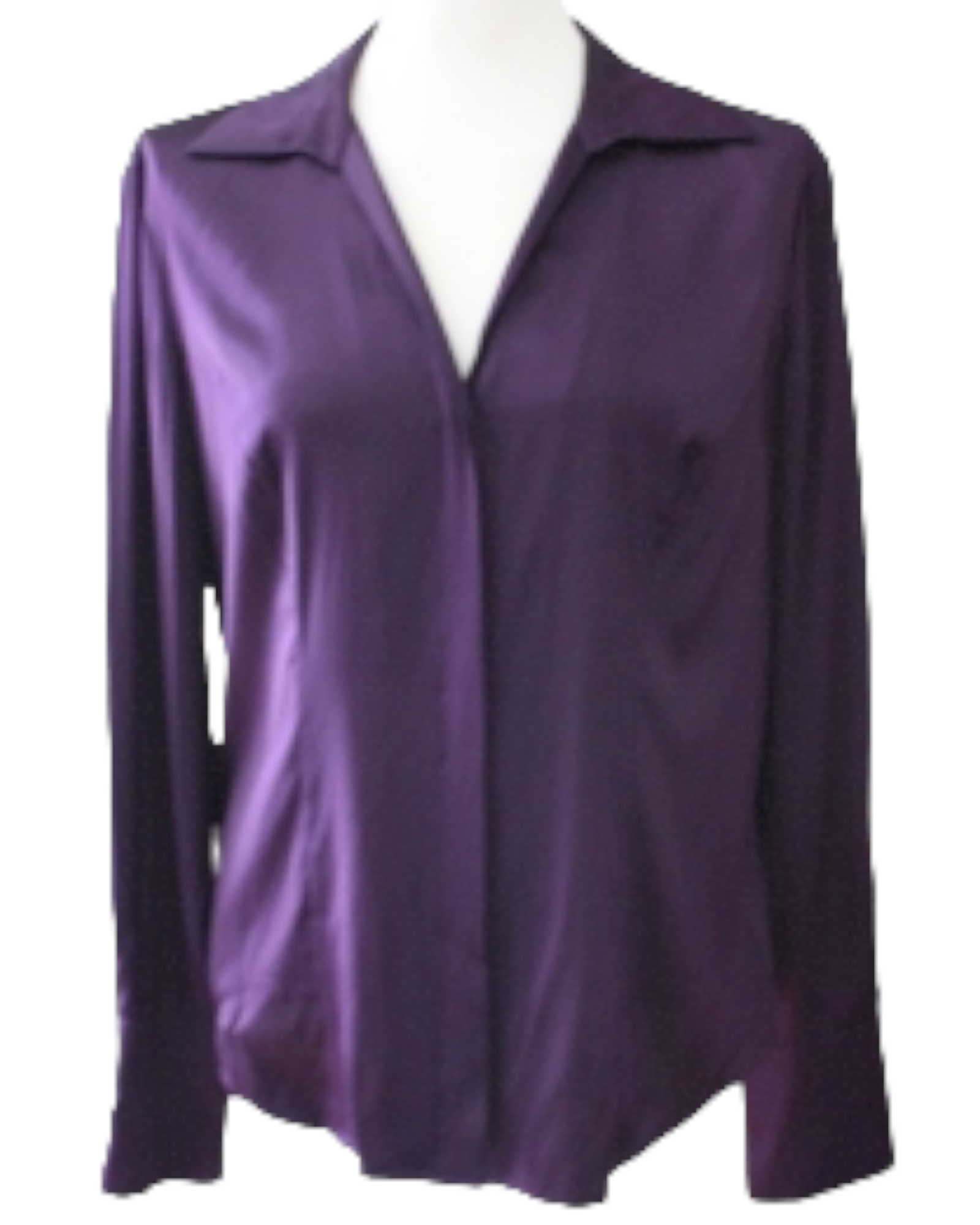 Dark Winter KATE HILL sangria purple blouse