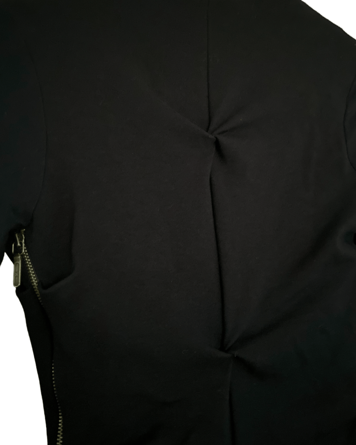 Dark Winter navy blue NICOLE MILLER ruched dress