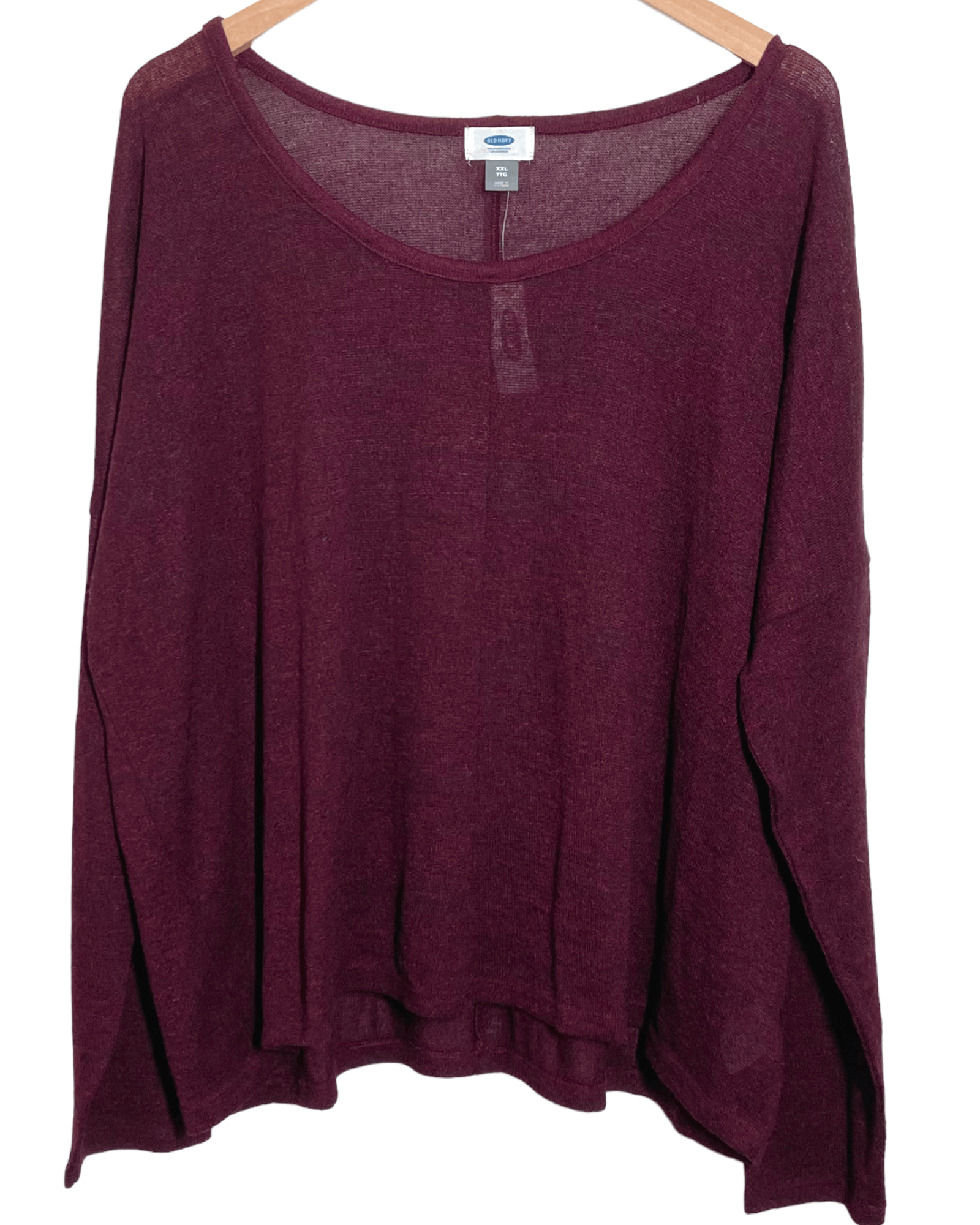 Dark Winter OLD NAVY berry red sweater