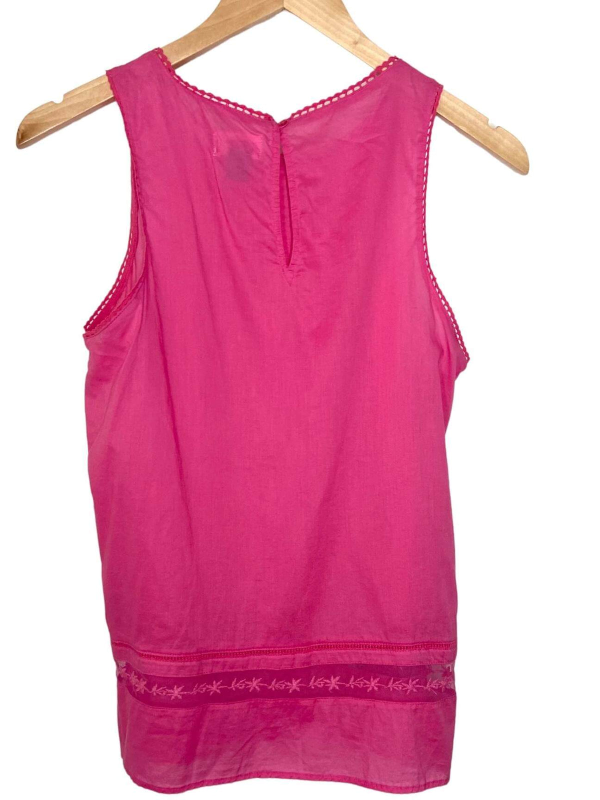 Dark Winter OLD NAVY pink pin-tuck sleeveless top 