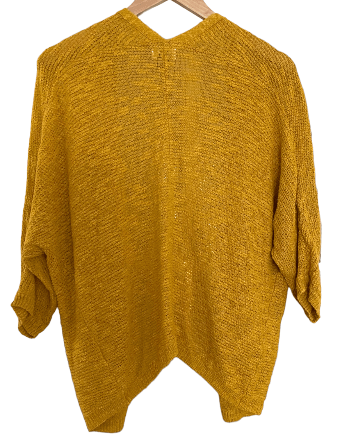 Dark Winter OLD NAVY yellow gold open cardigan sweater