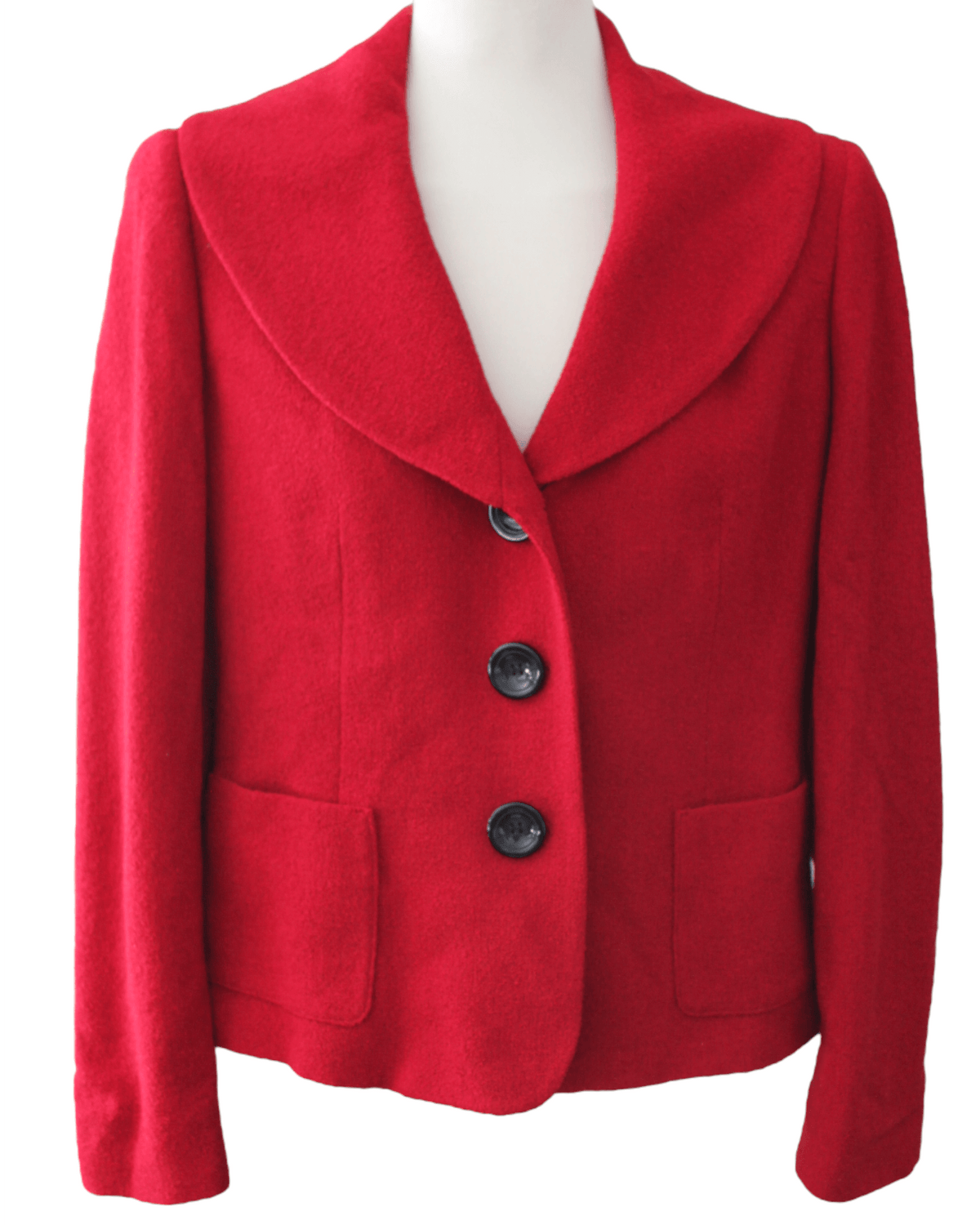 Dark Winter TALBOTS russet red jacket