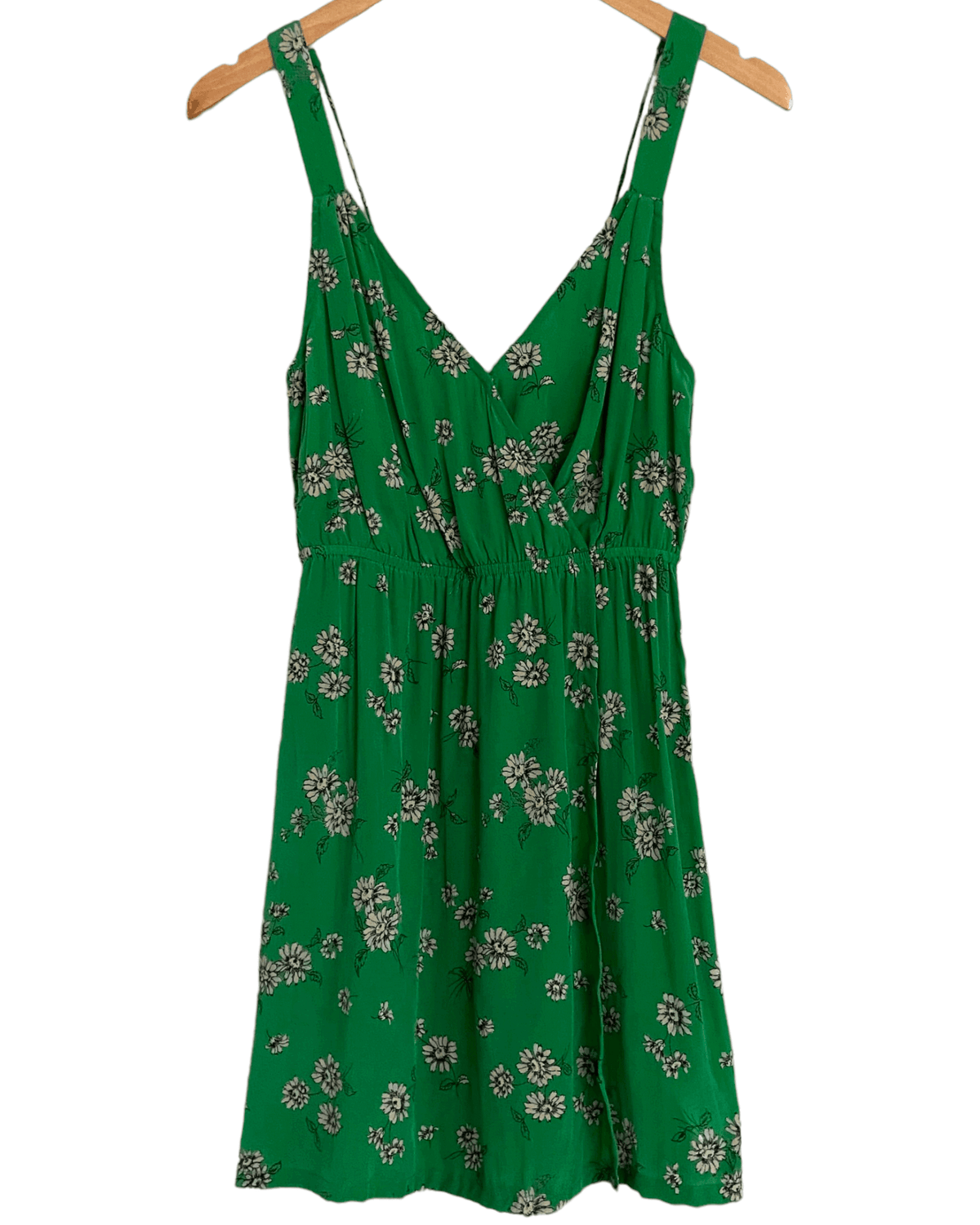 Dark Winter URBAN OUTFITTERS summit floral green mini dress