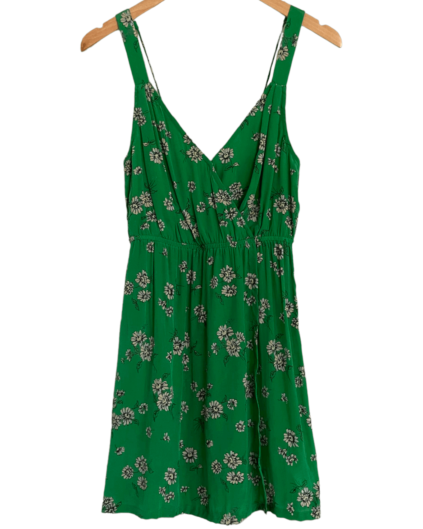 Dark Winter URBAN OUTFITTERS summit floral green mini dress