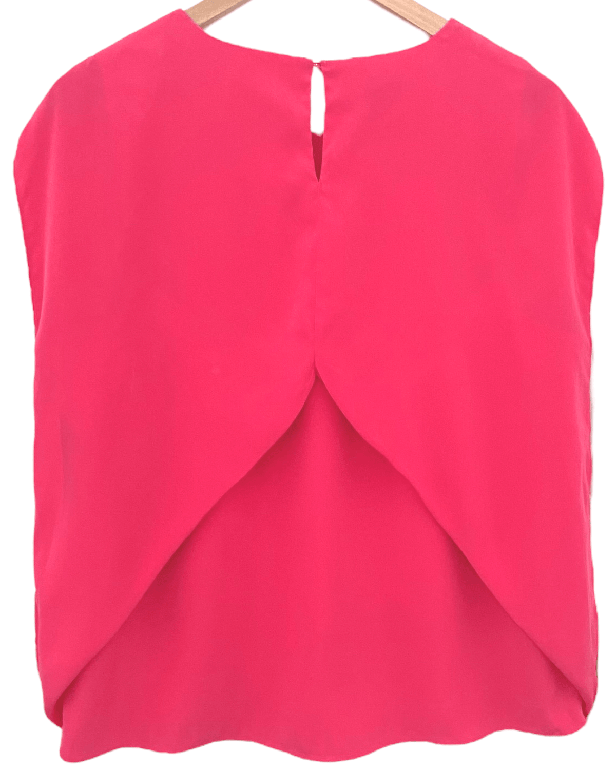 Light Spring Royal Peony Petal Back Blouse