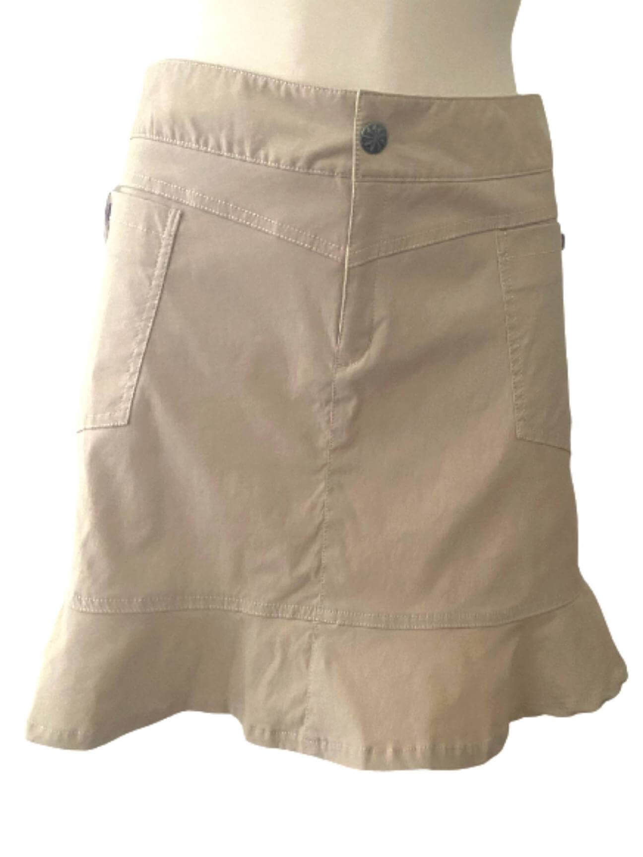 Light Spring ATHLETA ruffle hem skirt