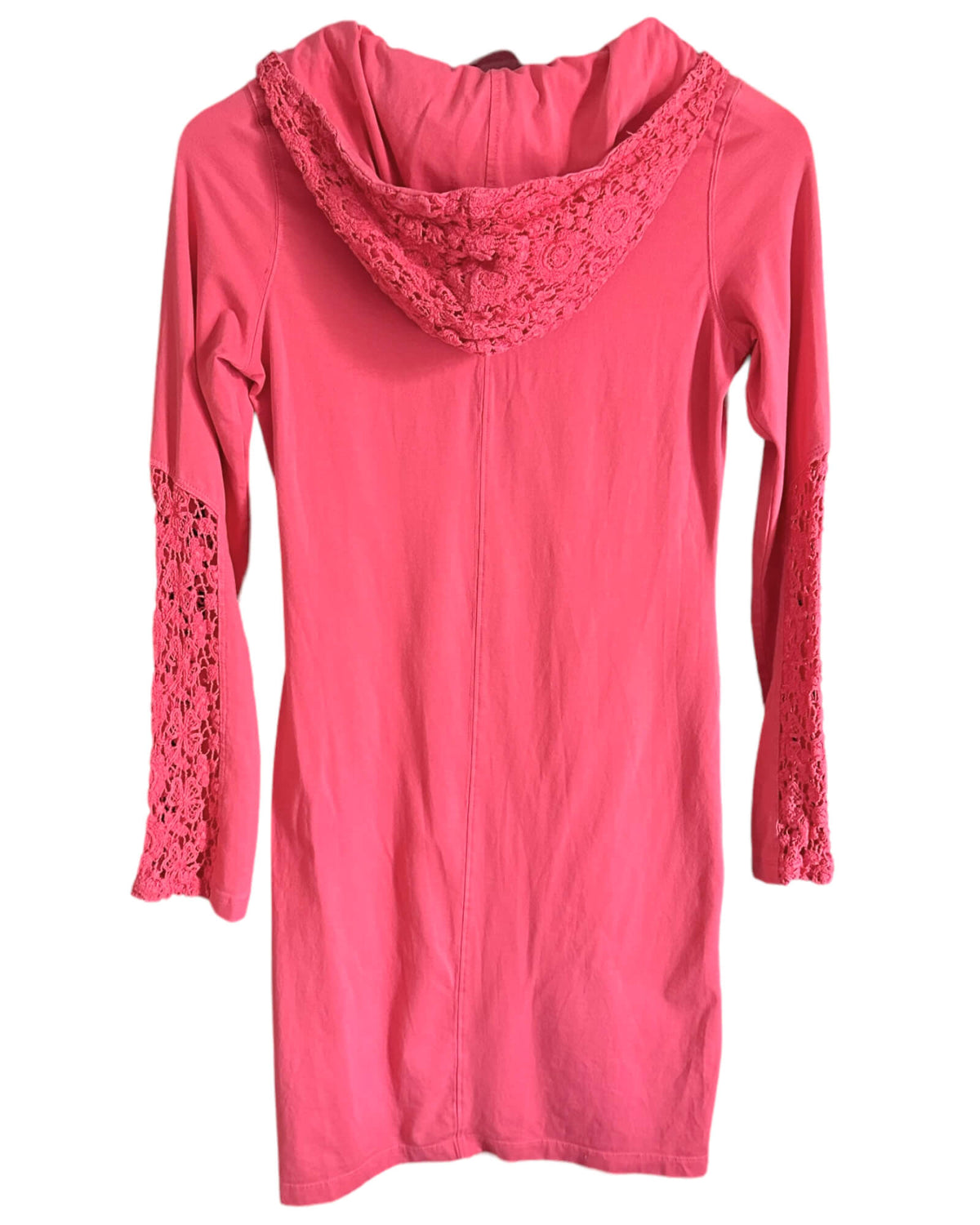 Light Spring Watermelon Hooded Crochet Dress