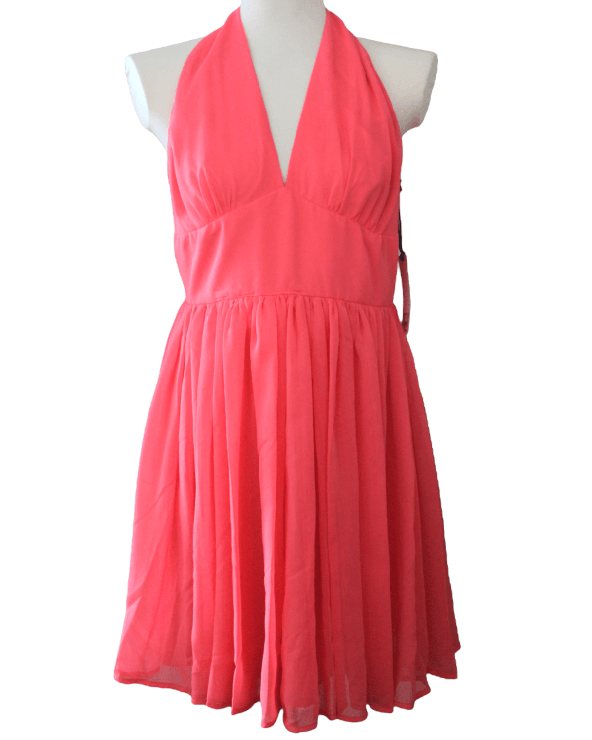 Light Spring BB DAKOTA tangerine halter dress