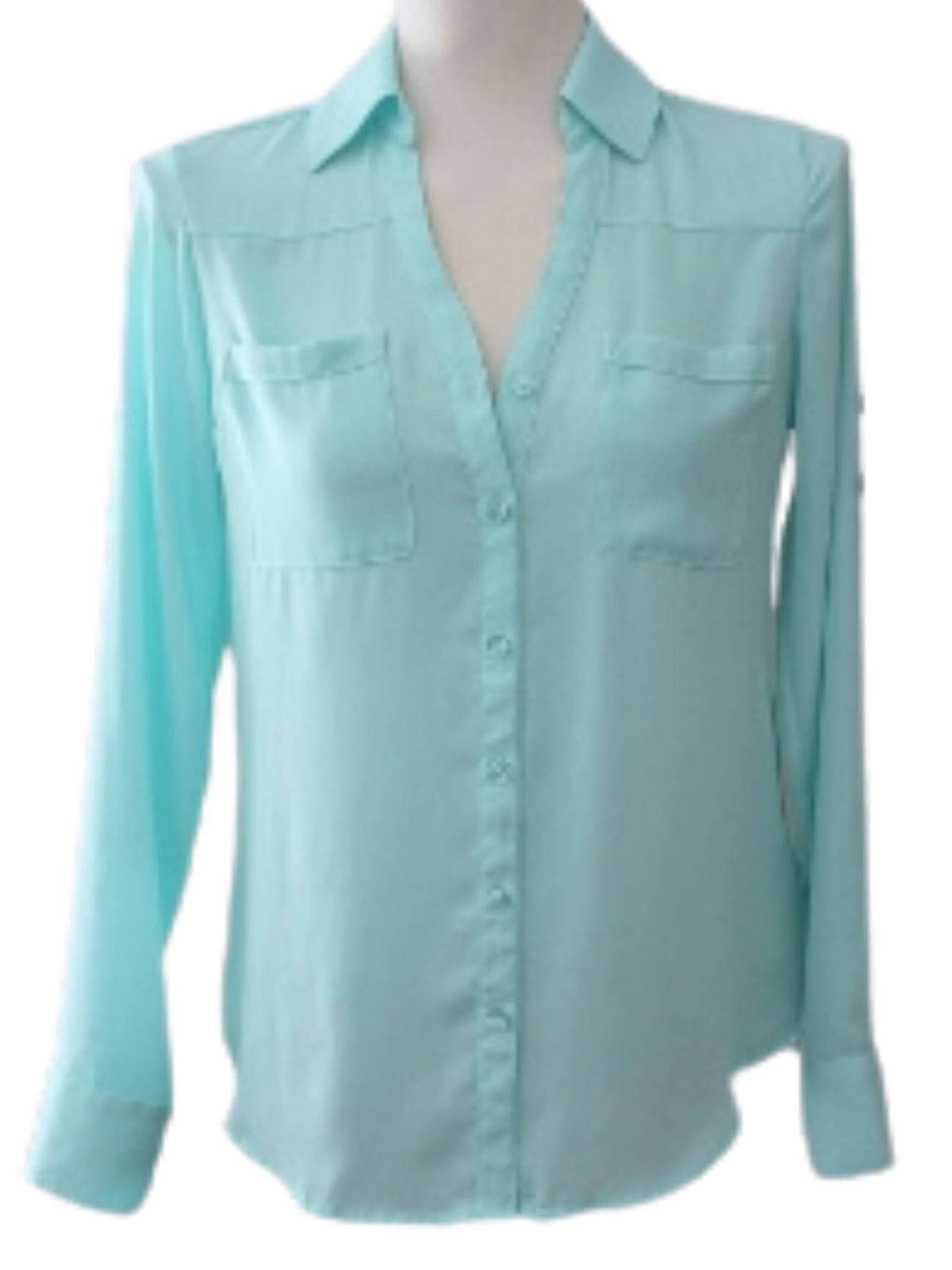 Light Spring EXPRESS mint green blouse