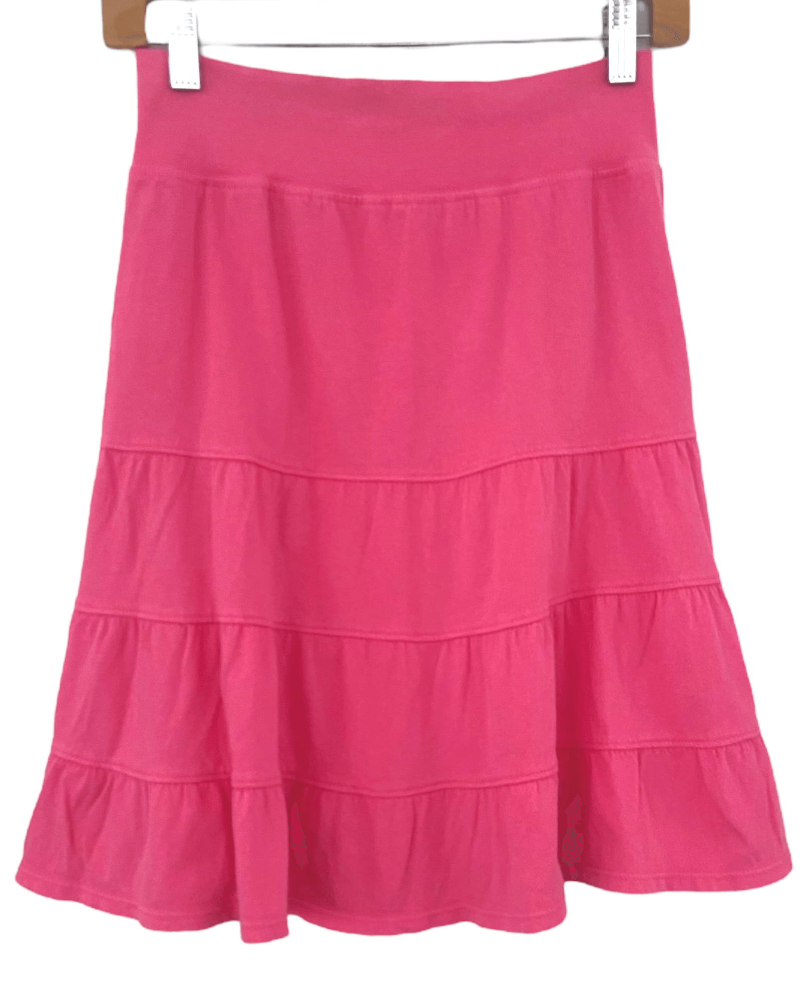 Light Spring FRESH PRODUCE pink tiered skirt
