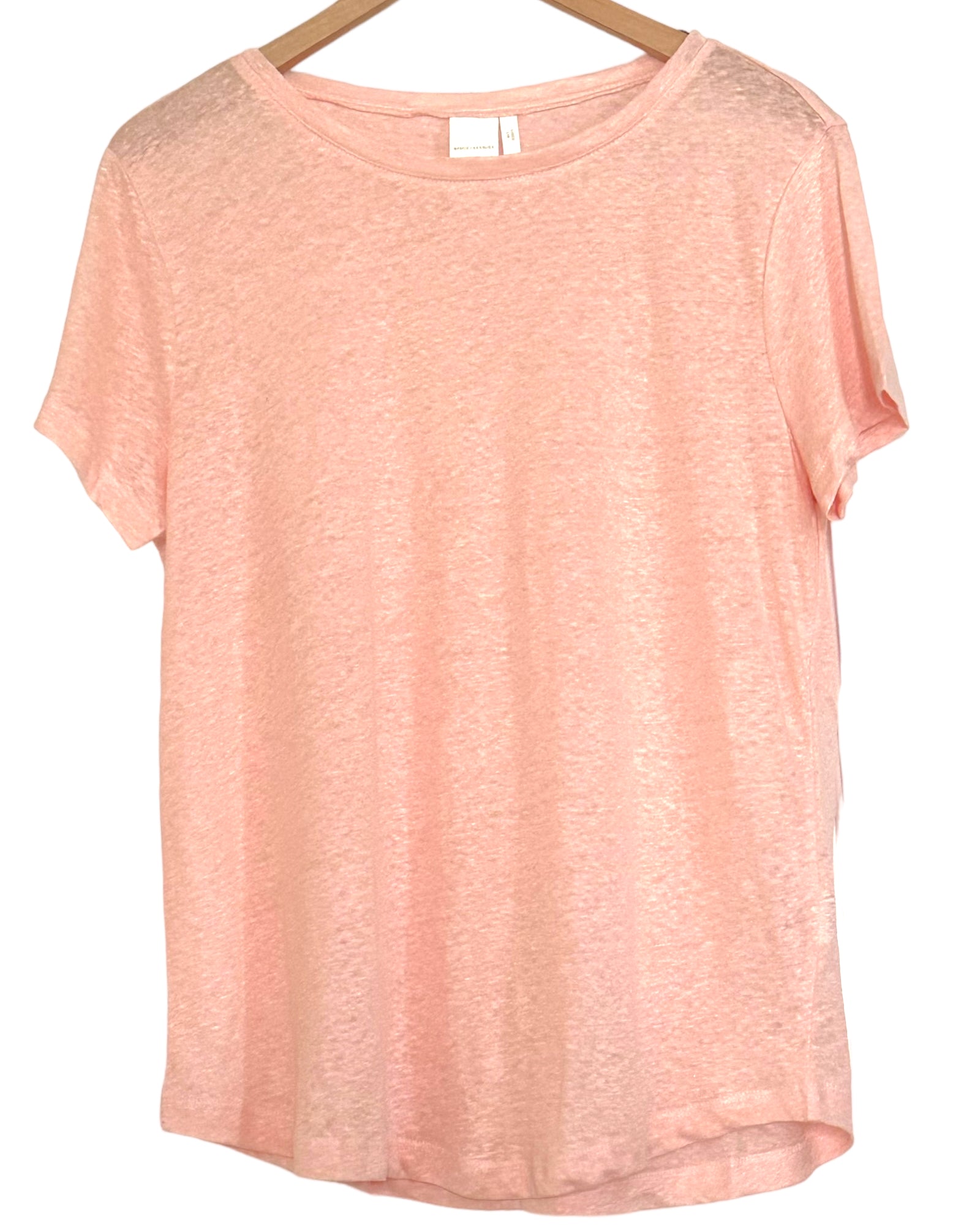 Light Spring H&M peach linen knit tee