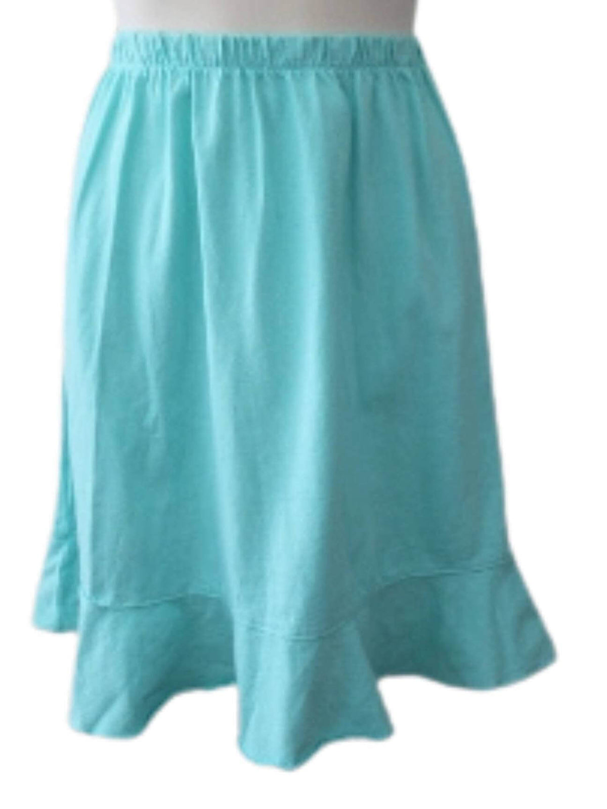 Light Spring I CAN TOO resort wear sea glass blue skirt