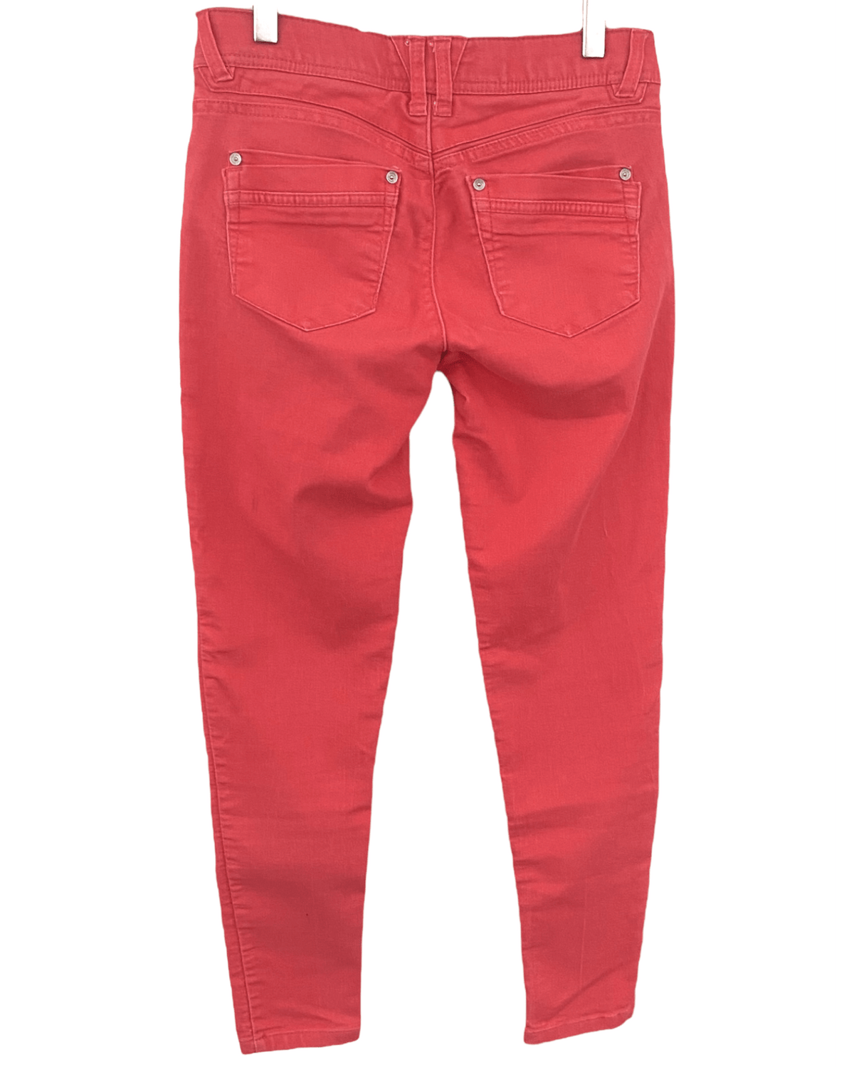 Light Spring DEMOCRACY orange stretch jeans