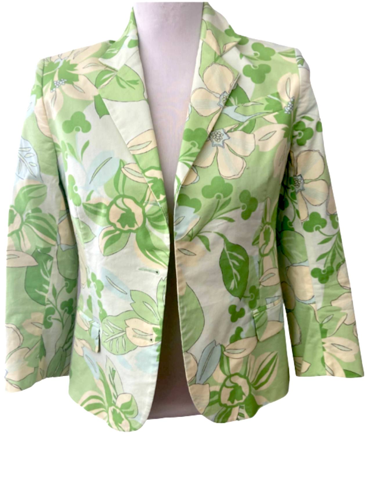 Light Spring LEA ROME floral print jacket