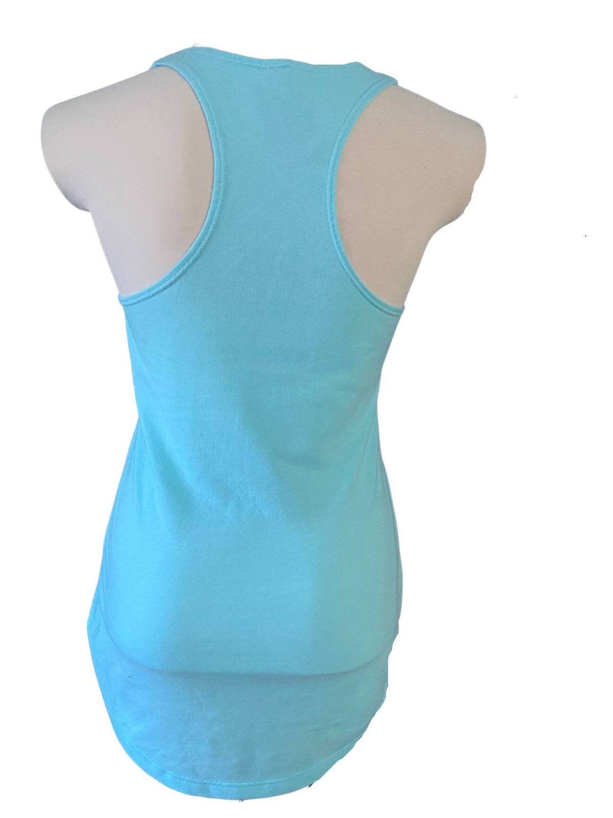 Light Spring NEXT LEVEL robins egg blue racerback t-shirt